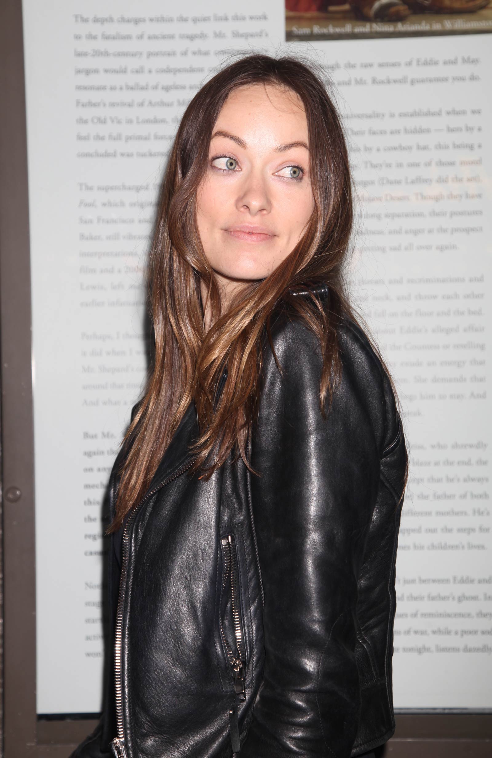 Olivia Wilde attends Fool For Love broadway opening night