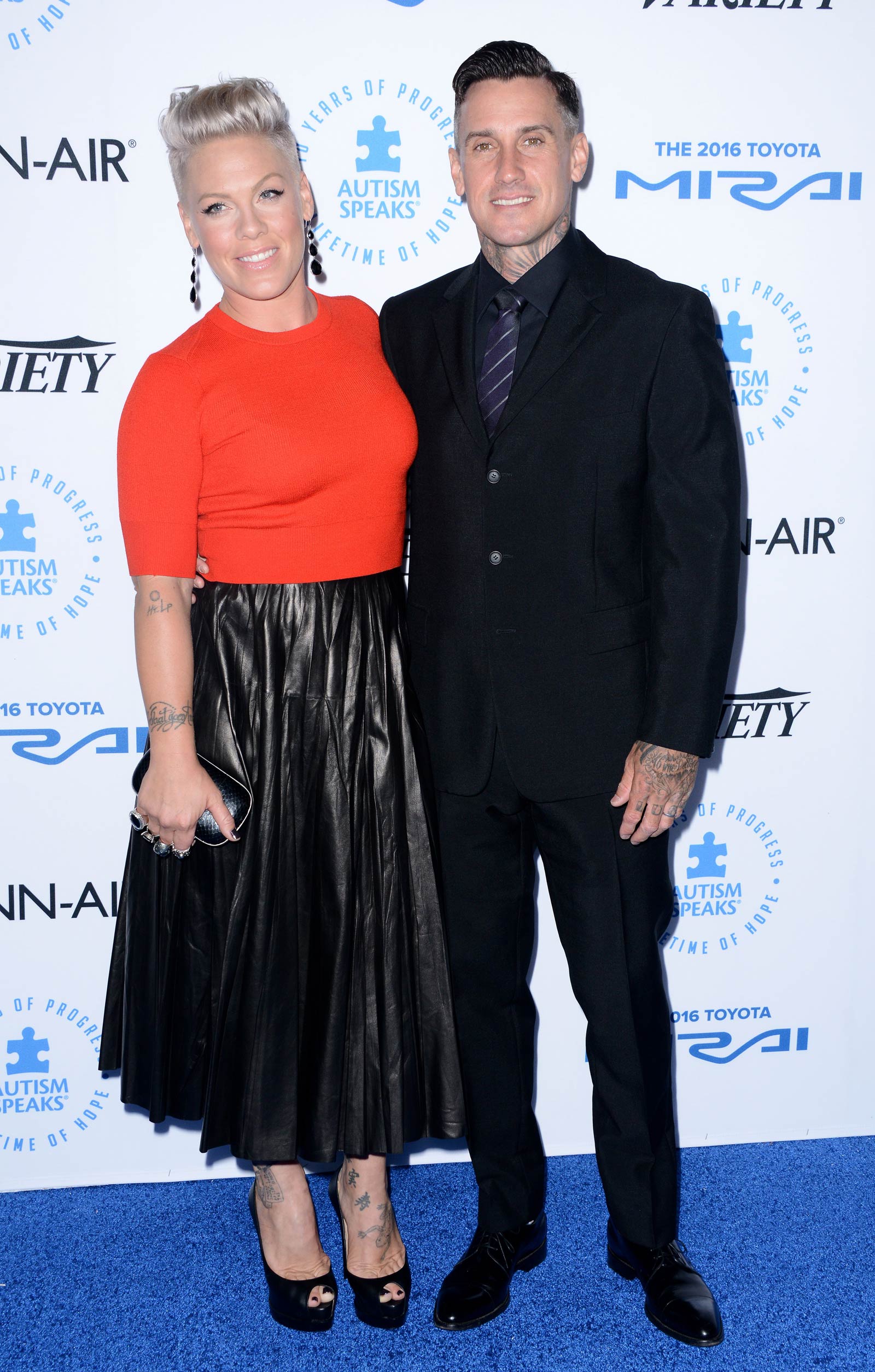 Pink attends Autism Speaks To Los Angeles Celebrity Chef Gala