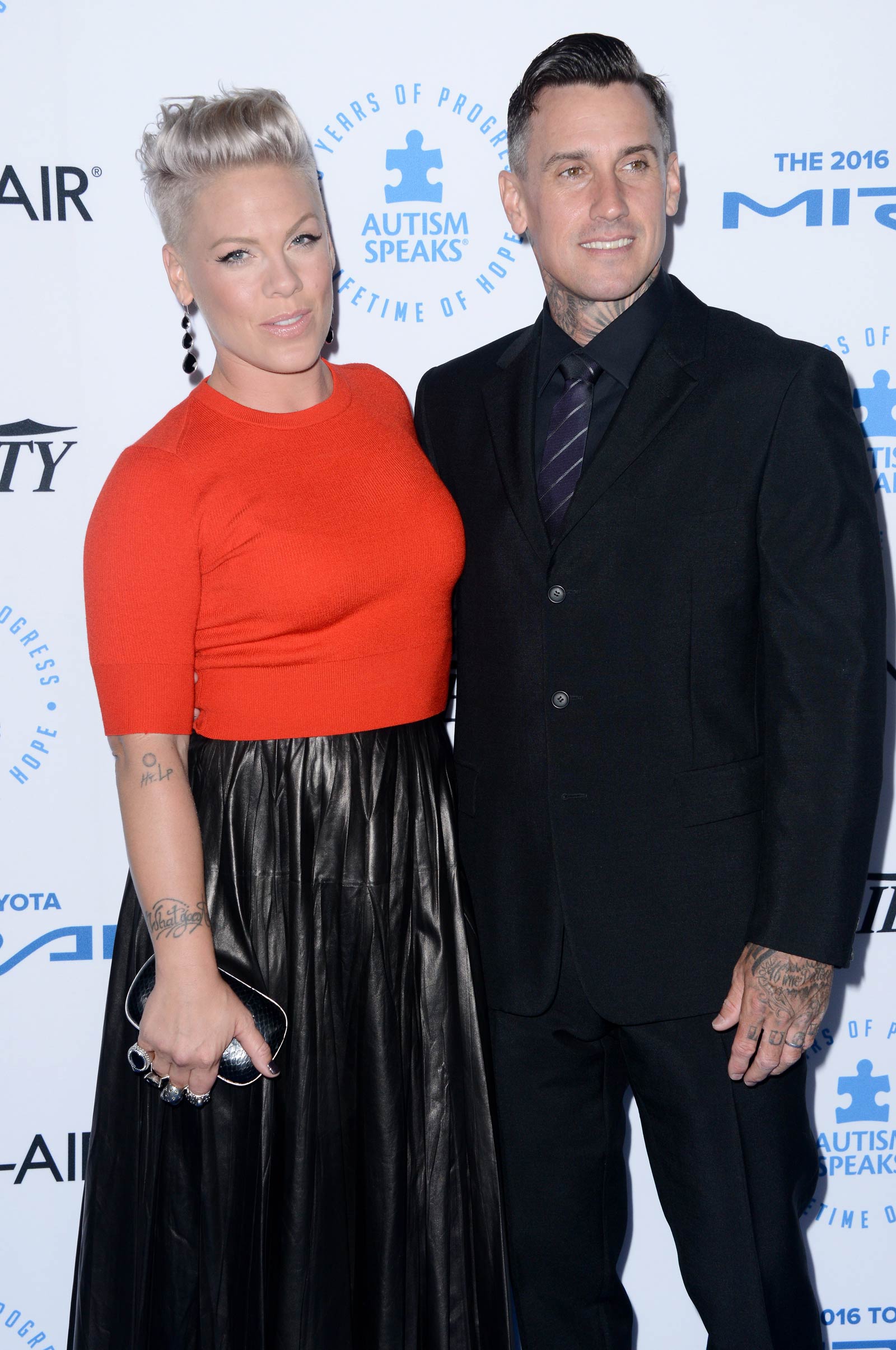 Pink attends Autism Speaks To Los Angeles Celebrity Chef Gala