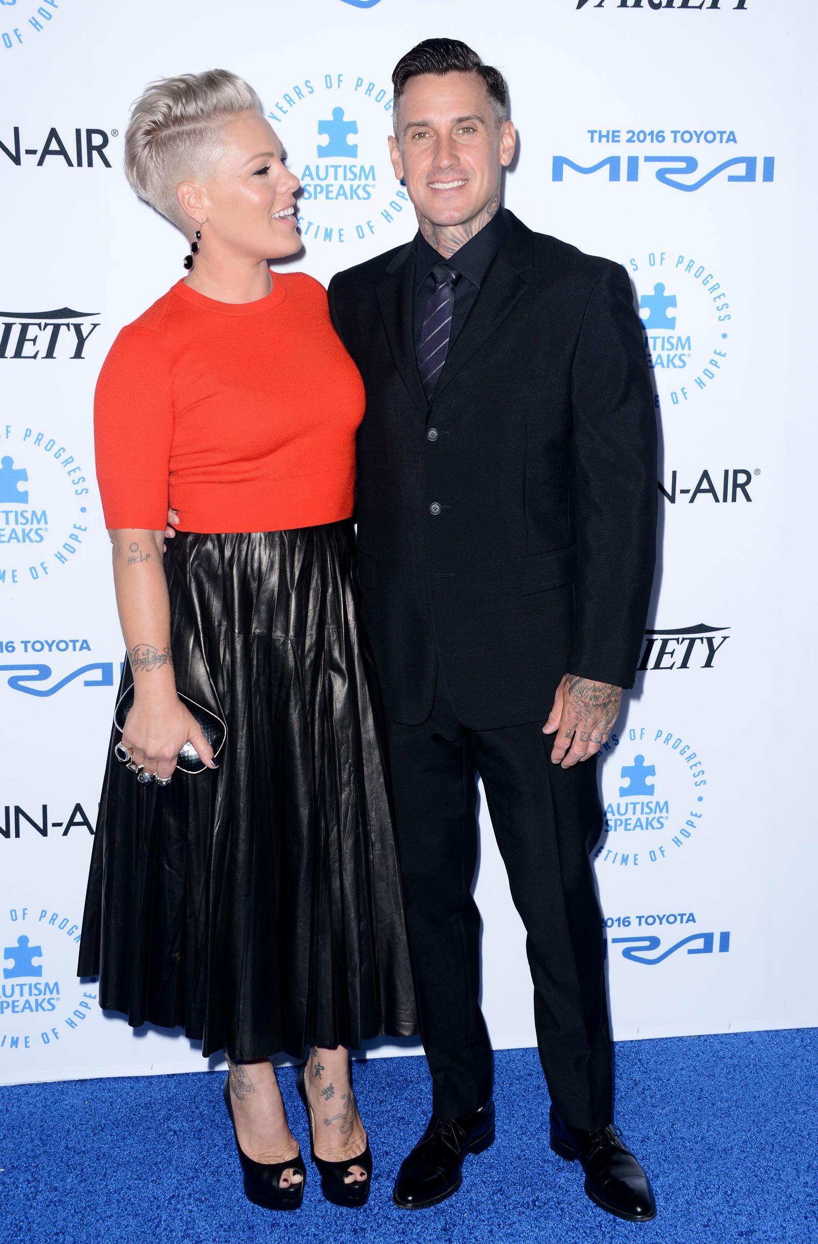 Pink attends Autism Speaks To Los Angeles Celebrity Chef Gala