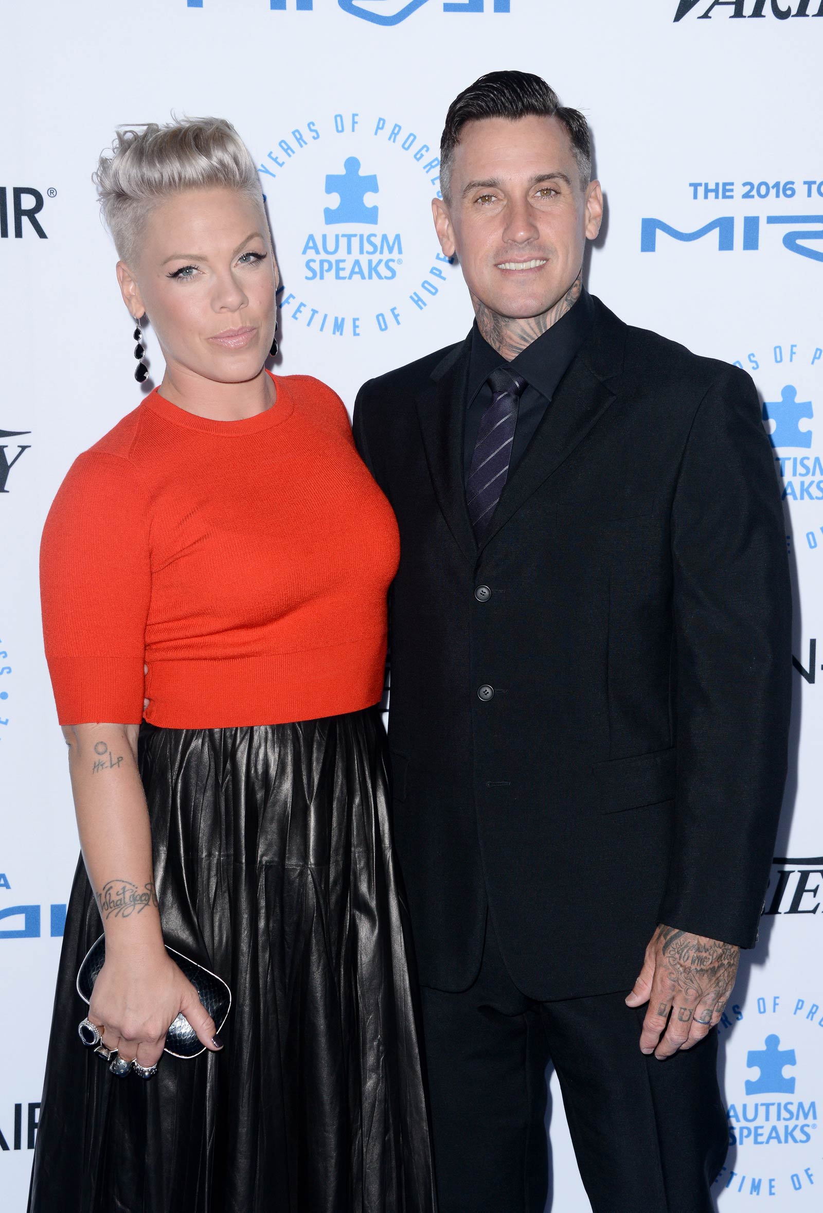 Pink attends Autism Speaks To Los Angeles Celebrity Chef Gala