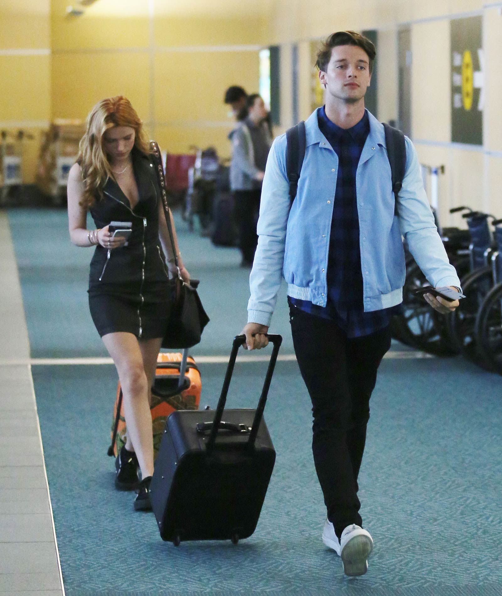 Bella Thorne at Vancouver Airport