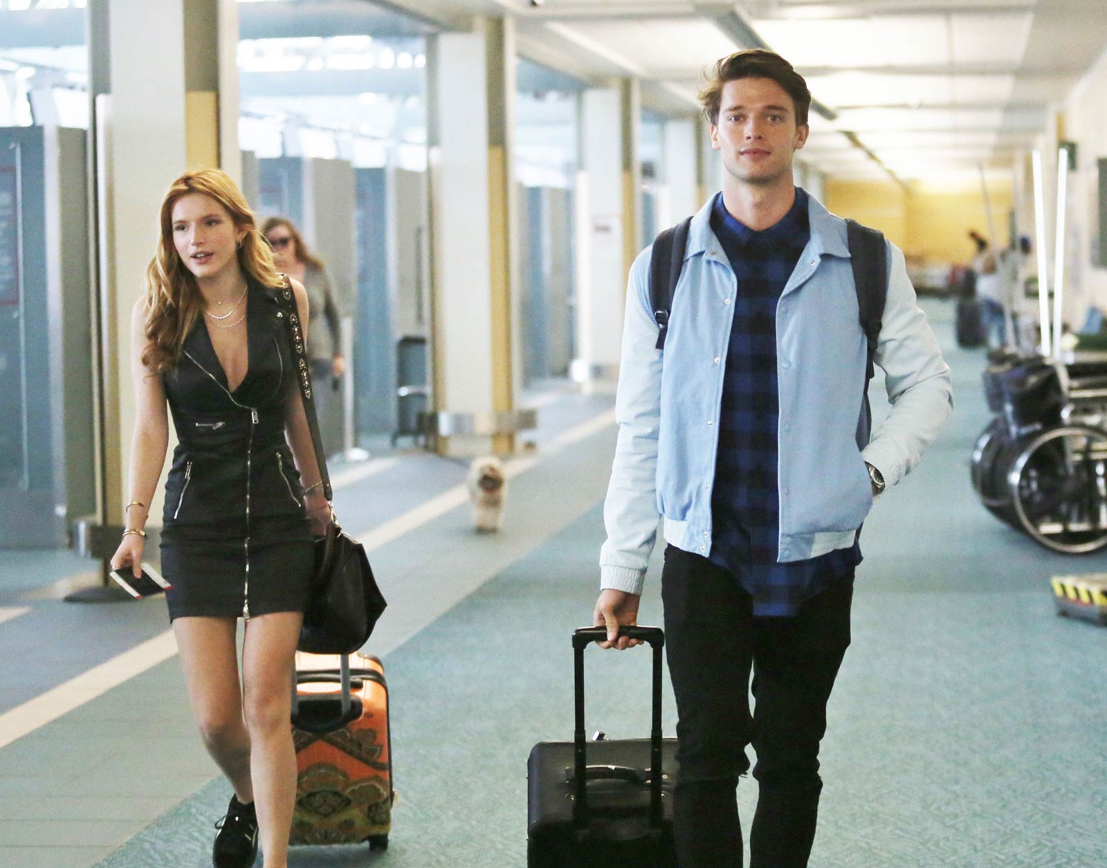 Bella Thorne at Vancouver Airport