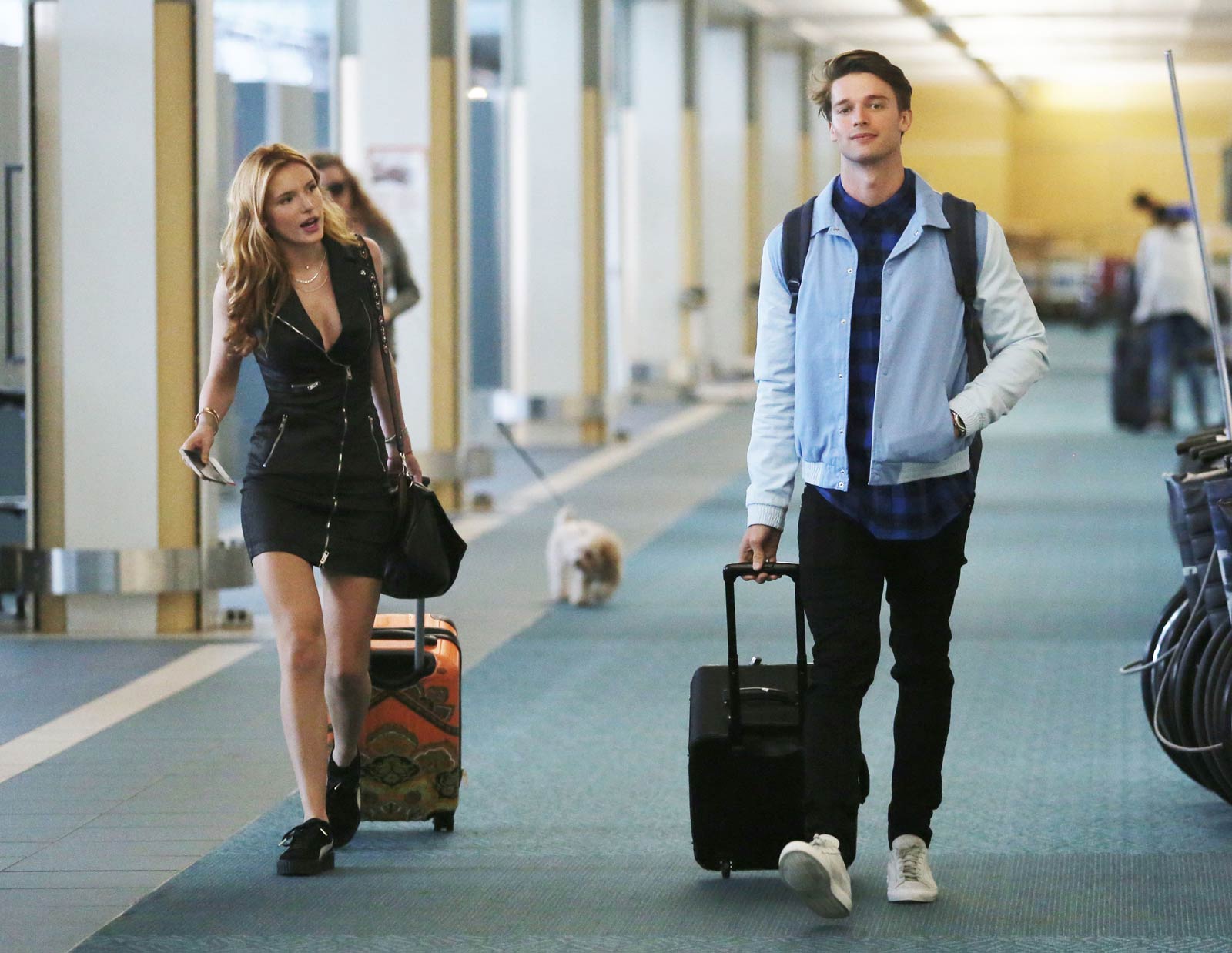 Bella Thorne at Vancouver Airport