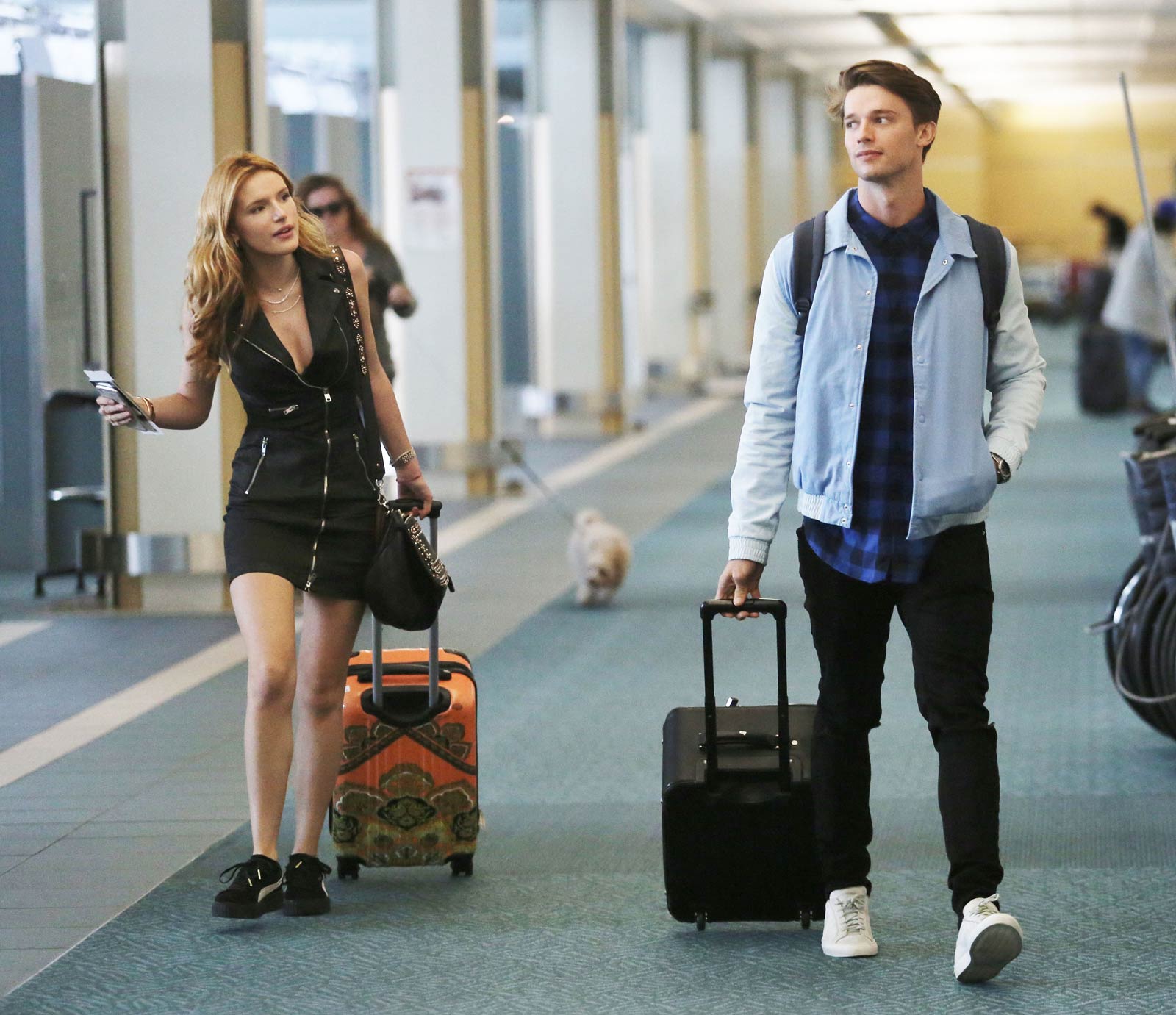 Bella Thorne at Vancouver Airport