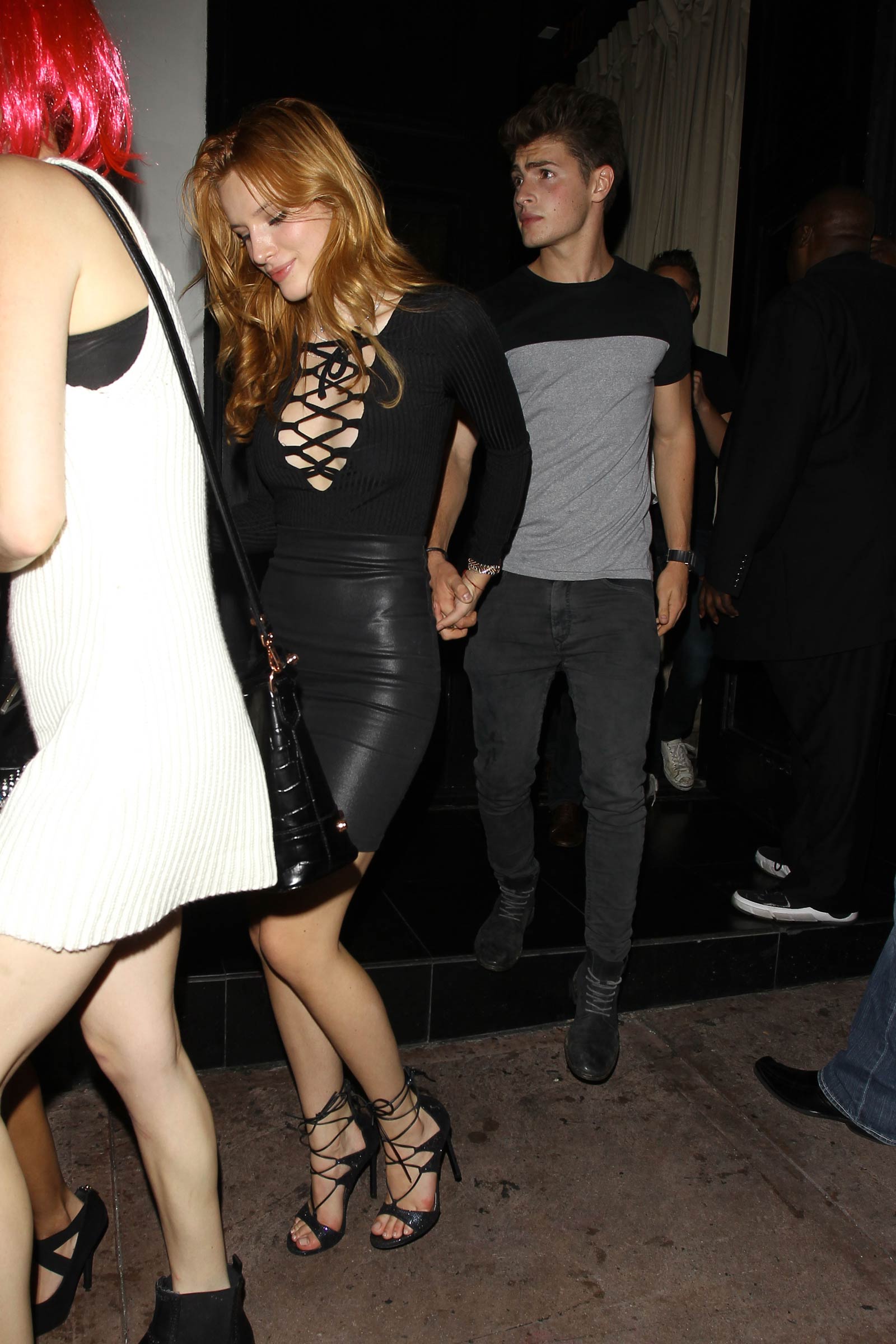 Bella Thorne leaving Beso Restaurant in Hollywood