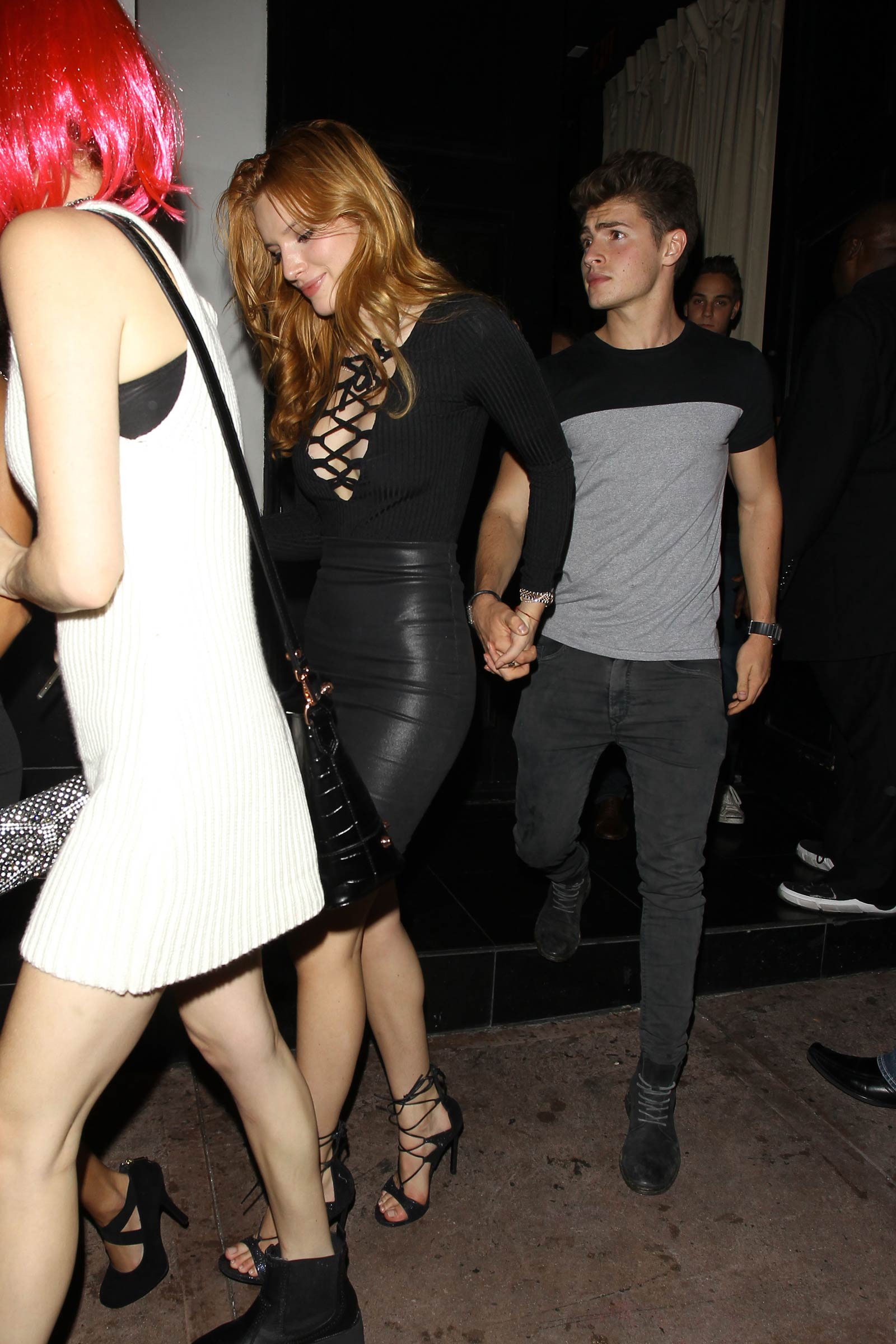 Bella Thorne leaving Beso Restaurant in Hollywood