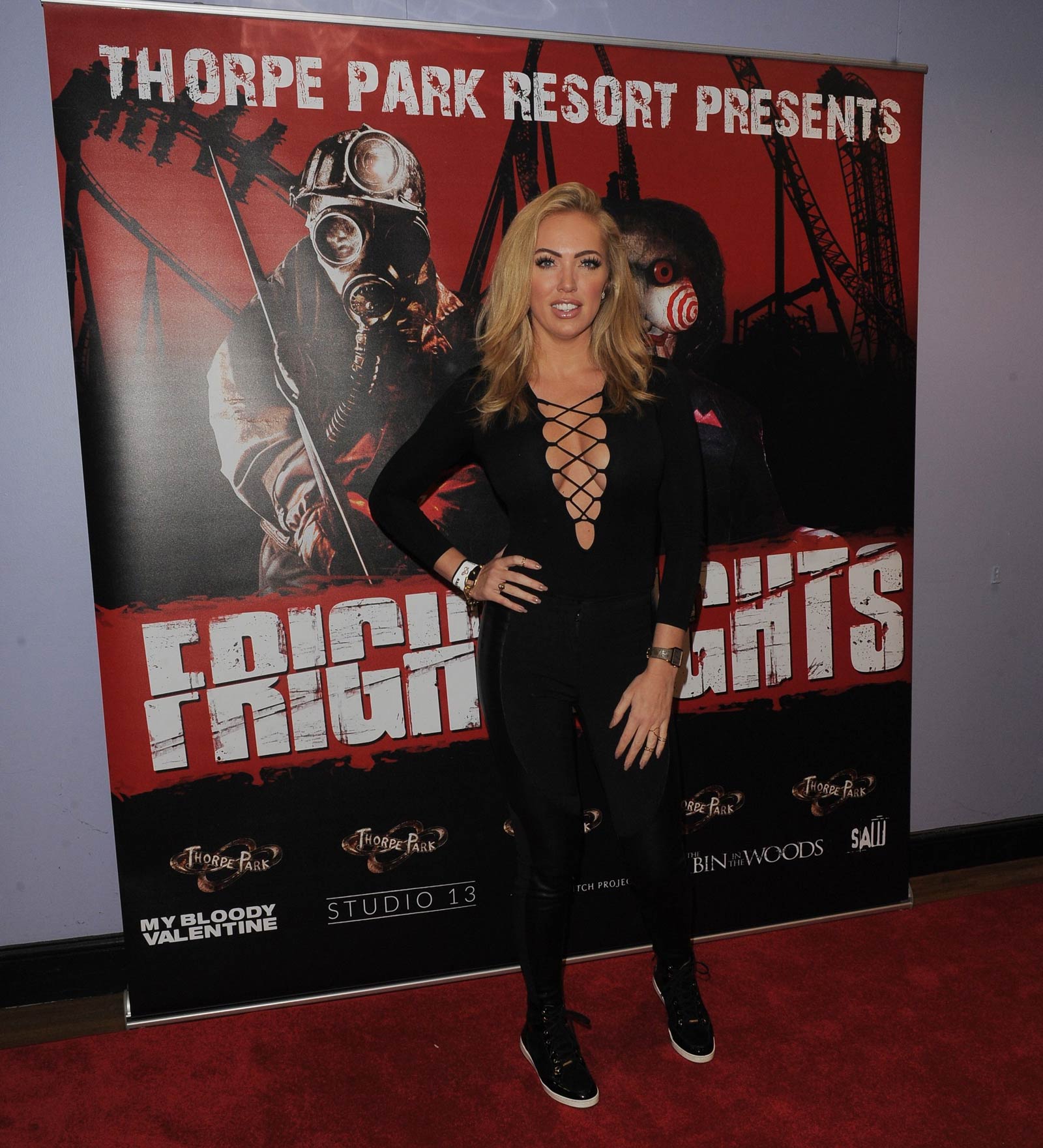 Aisleyne Horgan Wallace at Thorpe Park Fright Nights