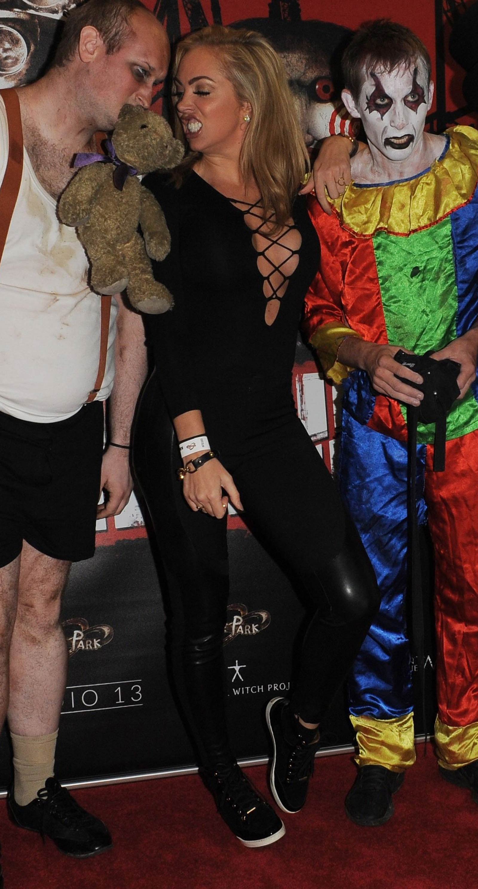 Aisleyne Horgan Wallace at Thorpe Park Fright Nights