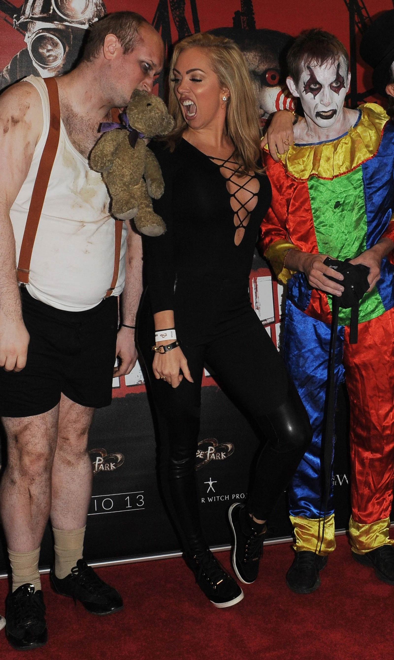 Aisleyne Horgan Wallace at Thorpe Park Fright Nights