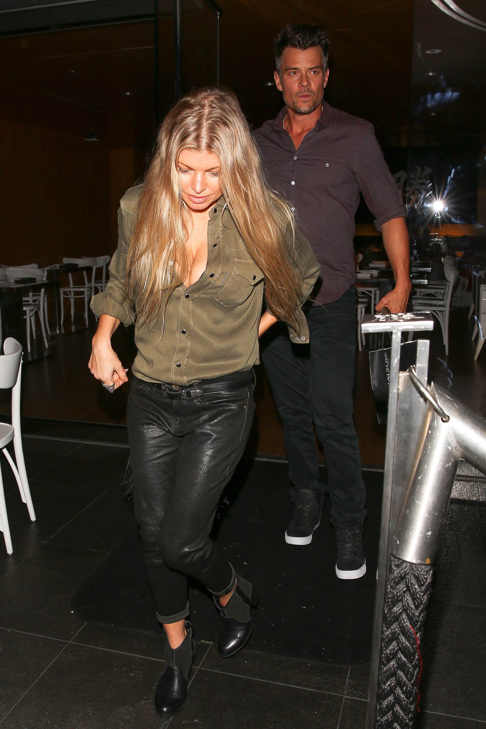 Fergie at Katsuya restaurant in Brentwood