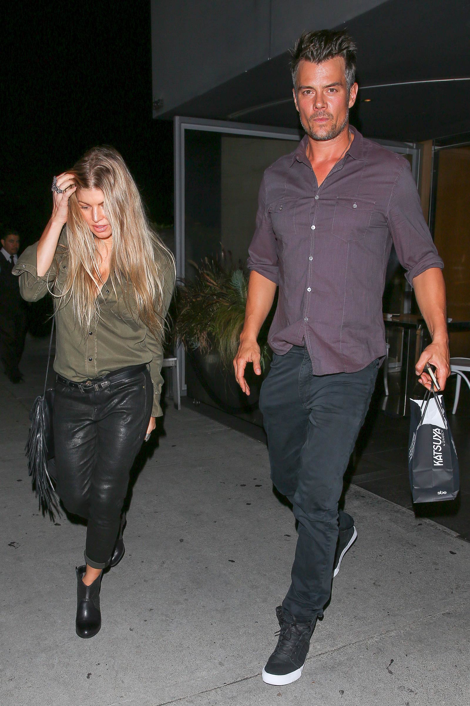 Fergie at Katsuya restaurant in Brentwood