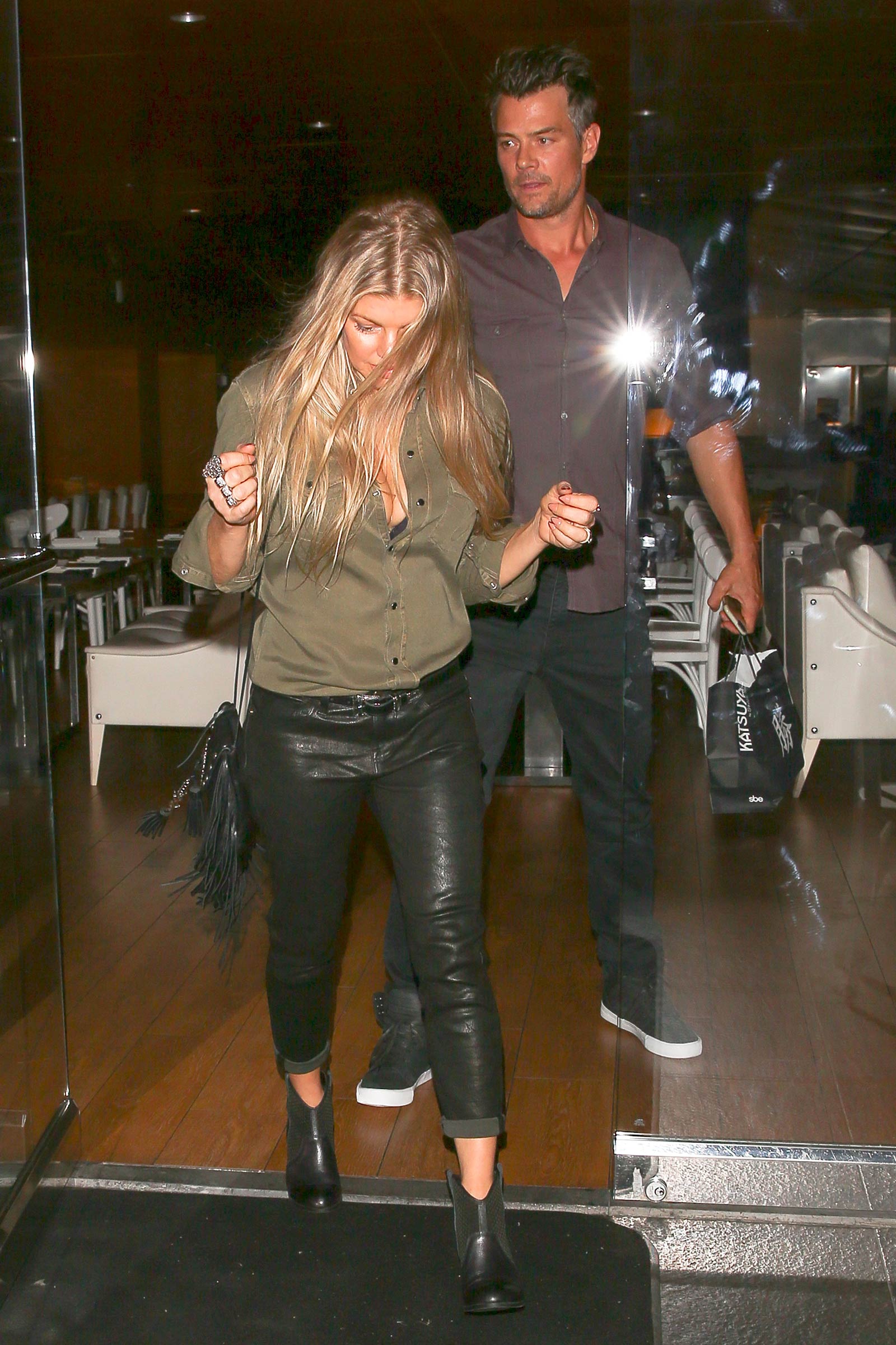 Fergie at Katsuya restaurant in Brentwood