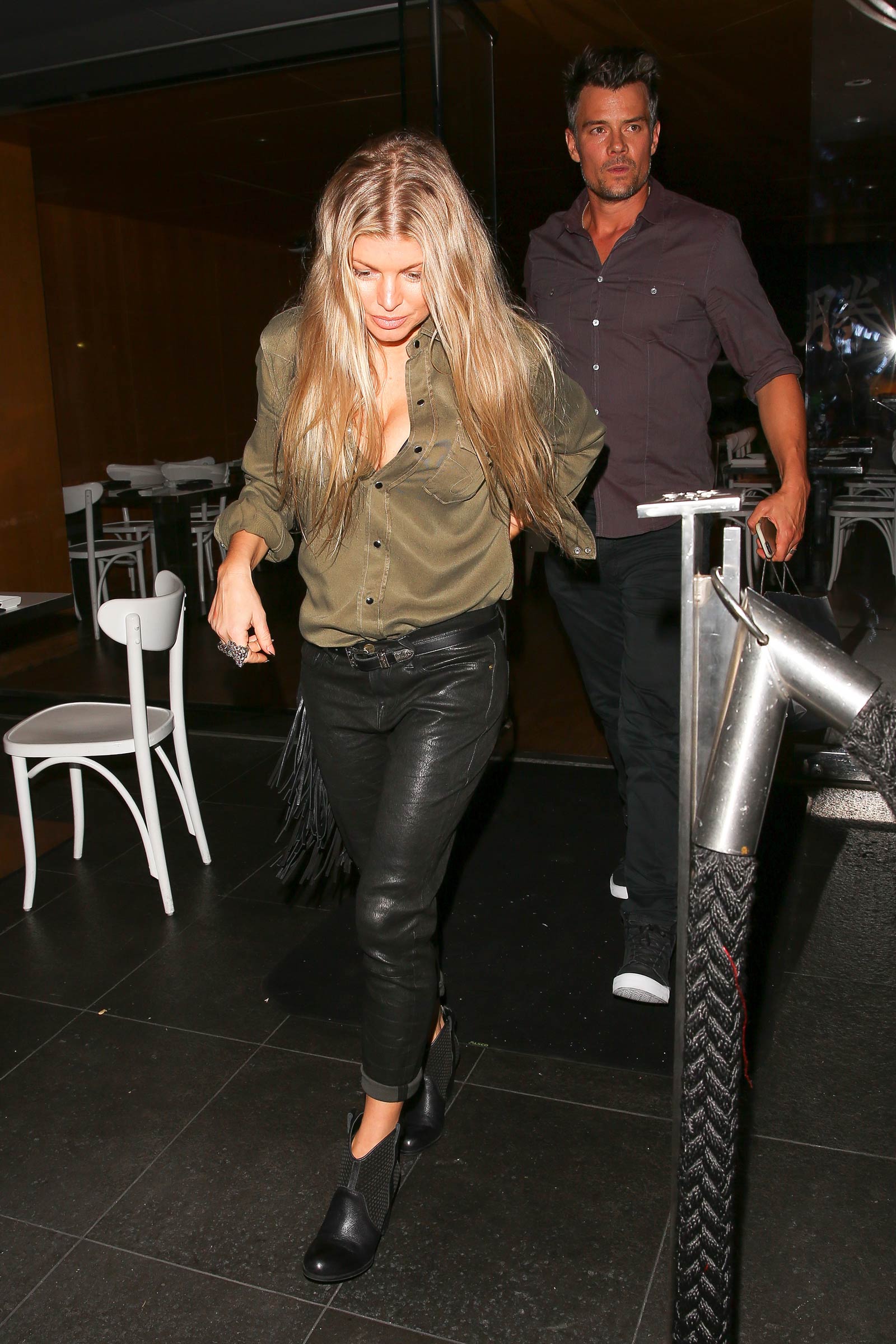 Fergie at Katsuya restaurant in Brentwood