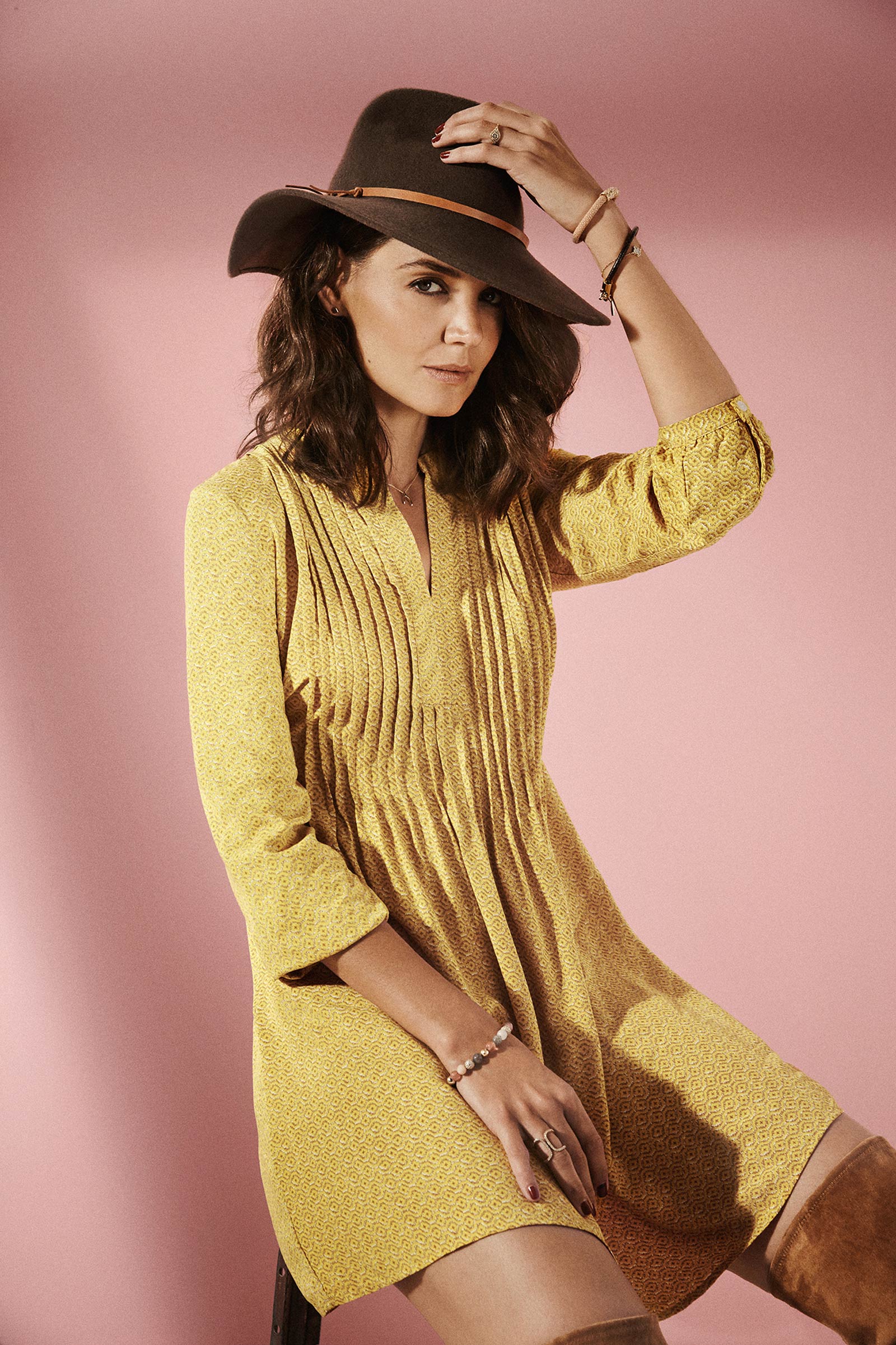 Katie Holmes photoshoot for Refinery29 by Olivia Malone
