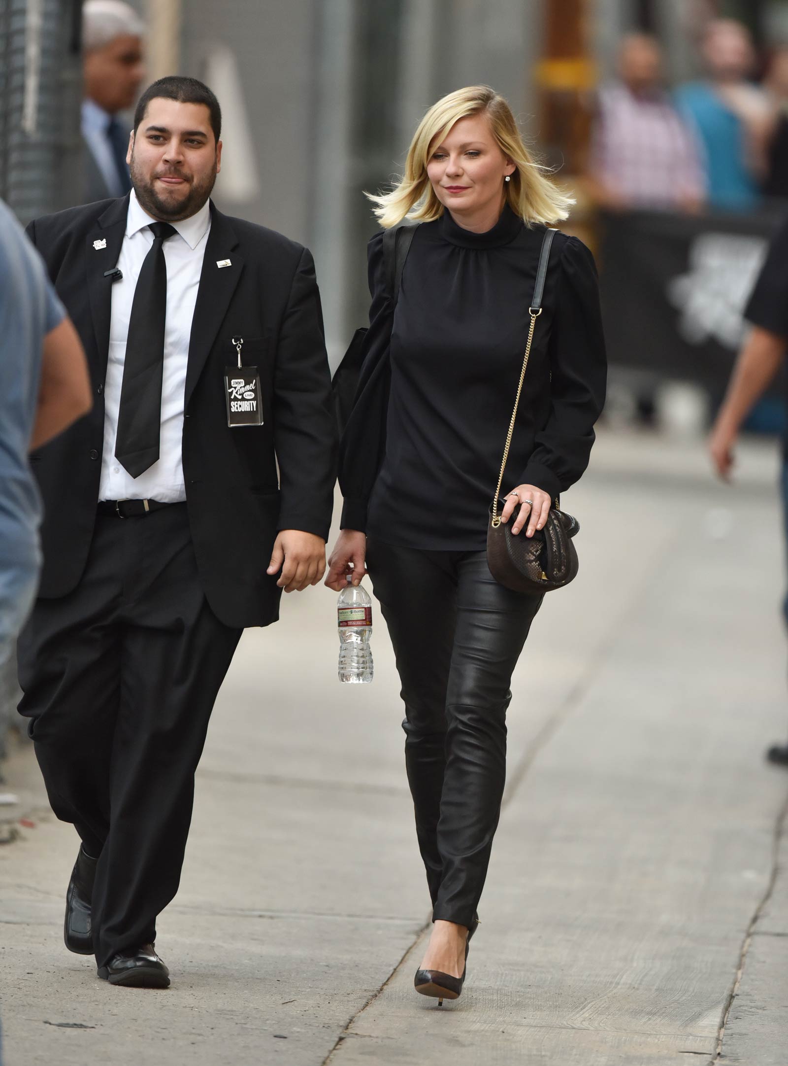 Kirsten Dunst seen at Jimmy Kimmel Live