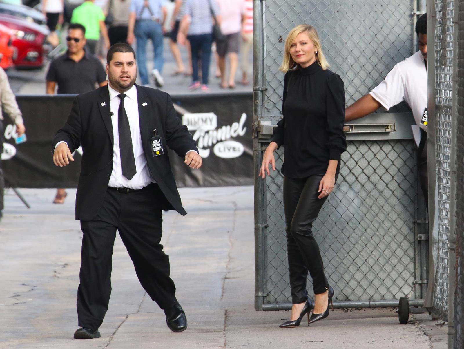 Kirsten Dunst seen at Jimmy Kimmel Live