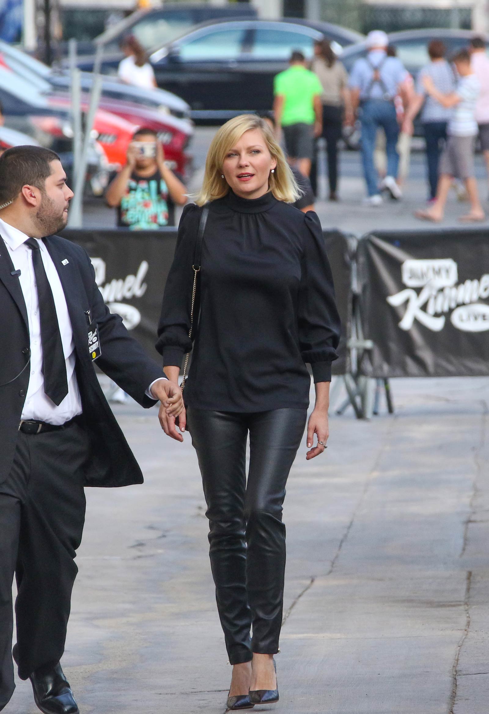 Kirsten Dunst seen at Jimmy Kimmel Live