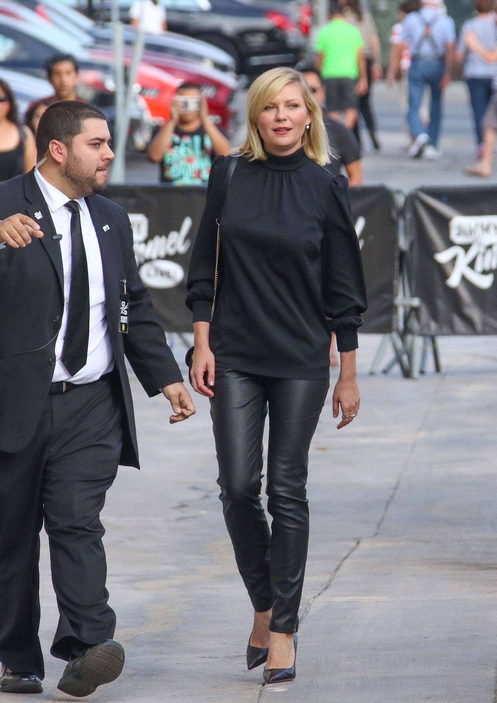 Kirsten Dunst seen at Jimmy Kimmel Live