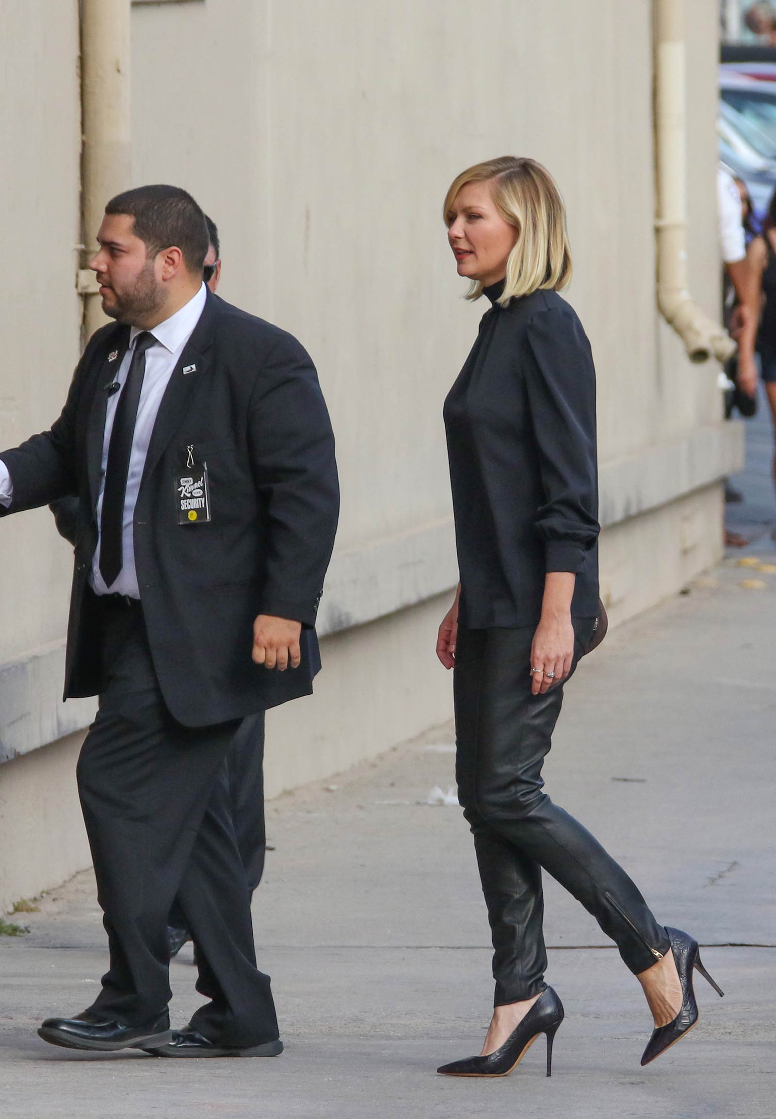 Kirsten Dunst seen at Jimmy Kimmel Live