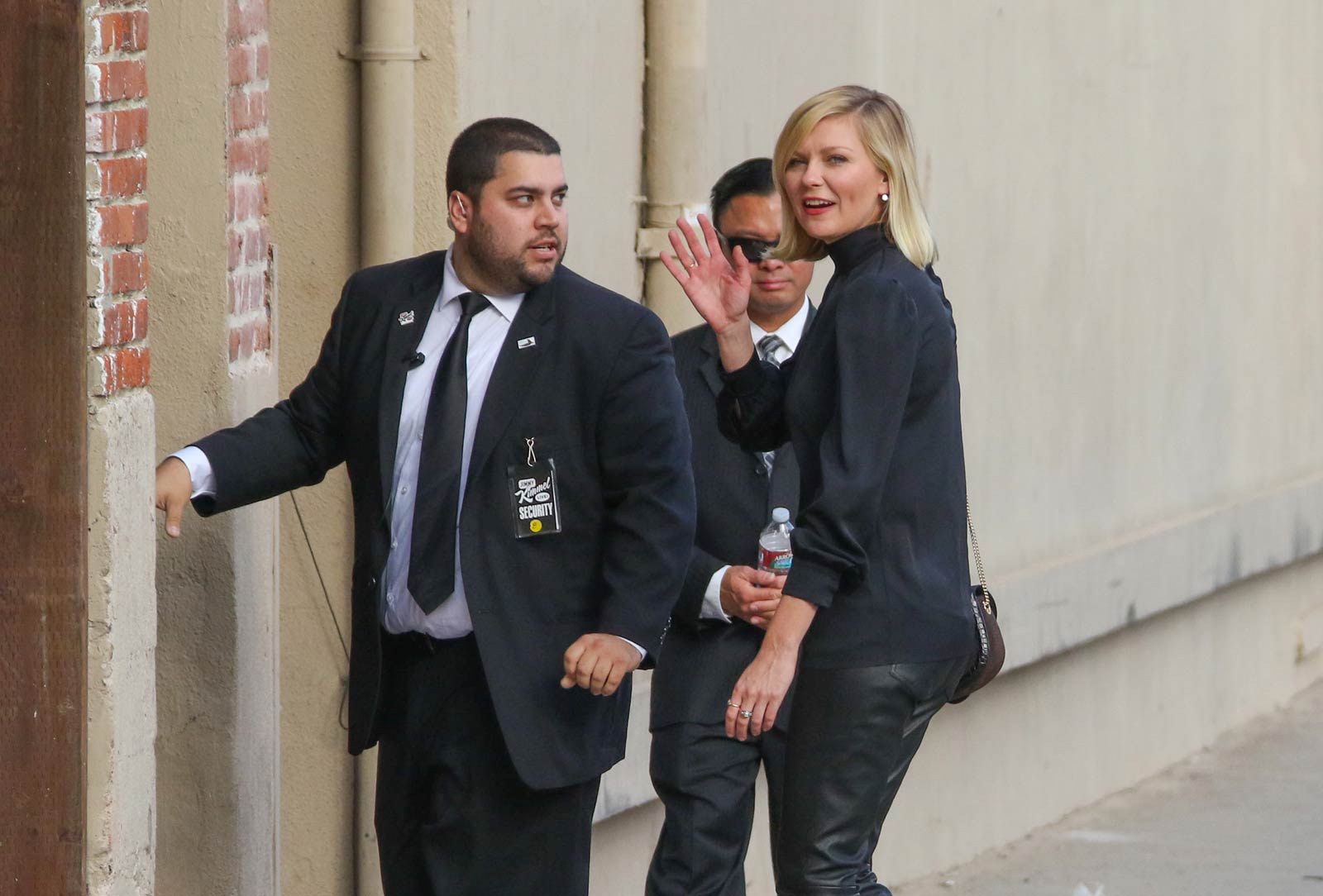 Kirsten Dunst seen at Jimmy Kimmel Live