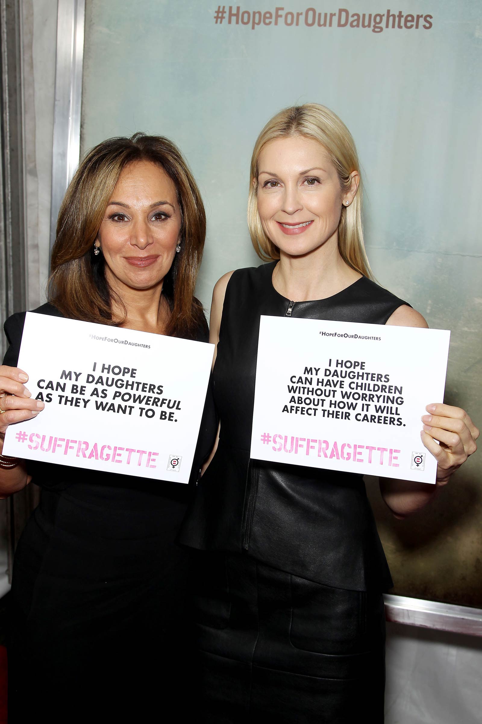 Kelly Rutherford attends the Suffragette premiere