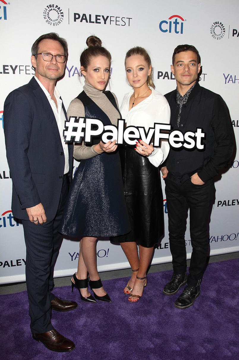 Portia Doubleday at Mr Robot panel held during 2015 PaleyFest