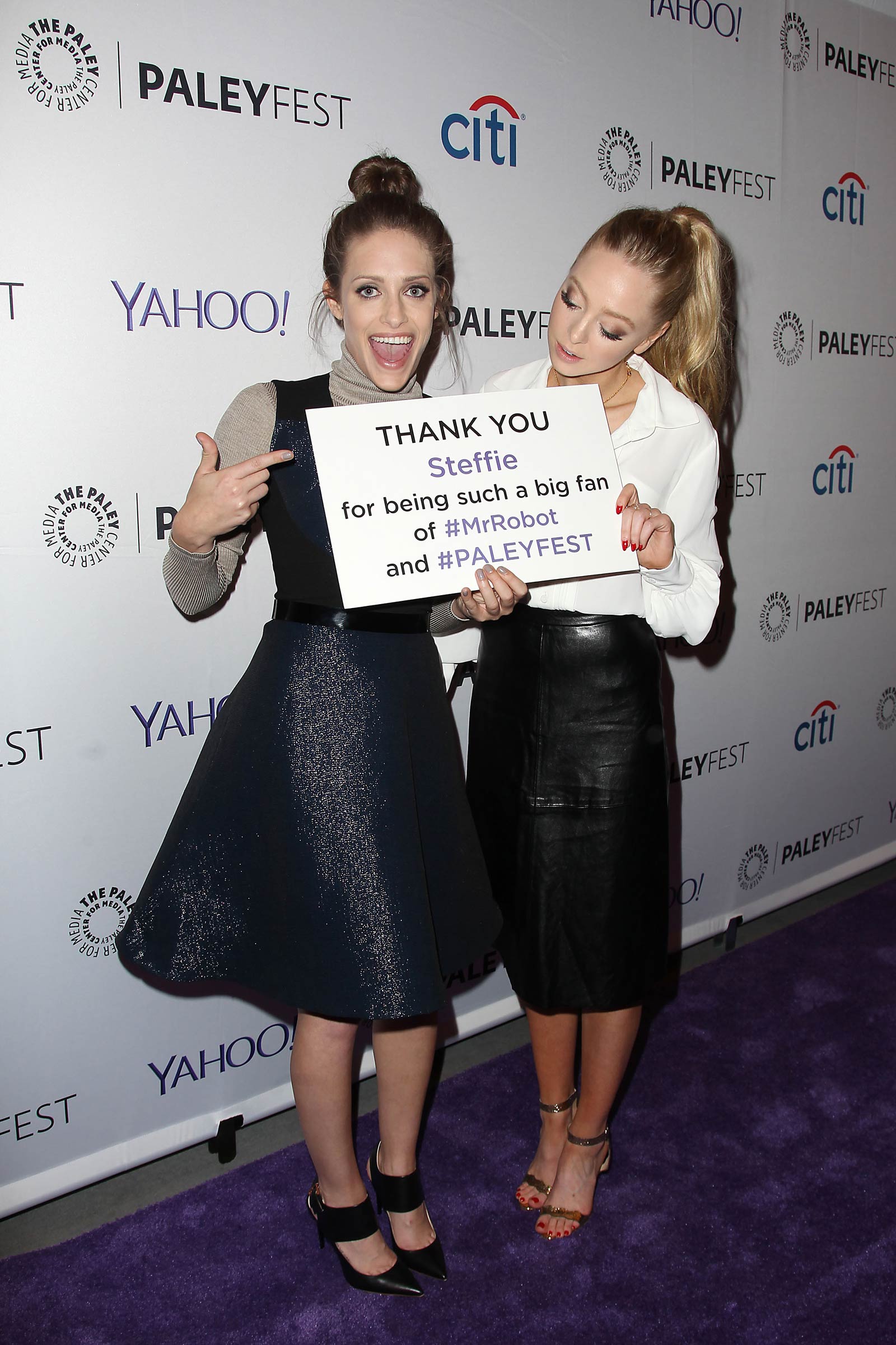 Portia Doubleday at Mr Robot panel held during 2015 PaleyFest