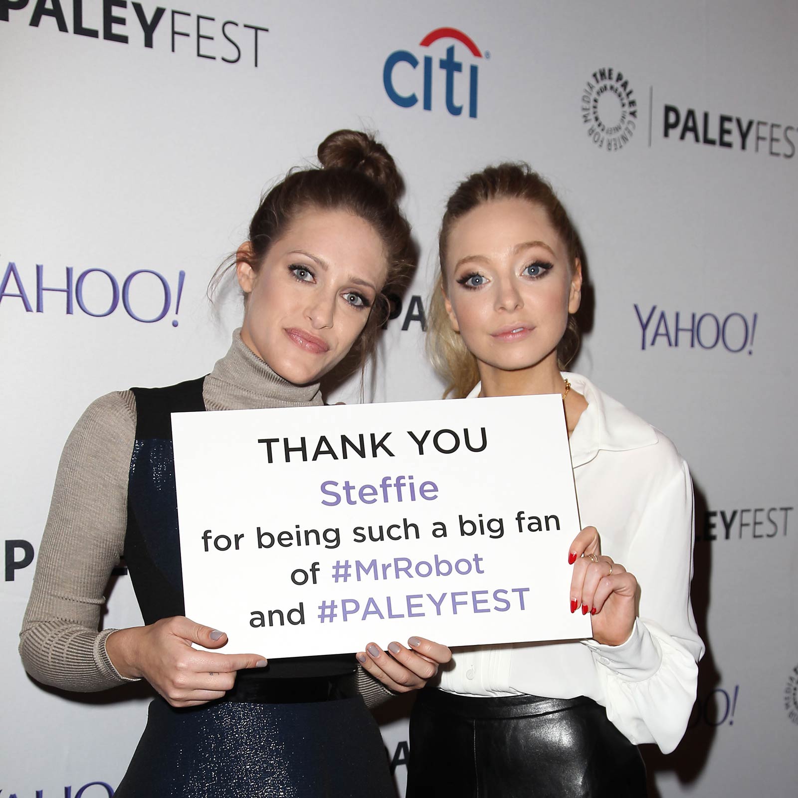 Portia Doubleday at Mr Robot panel held during 2015 PaleyFest