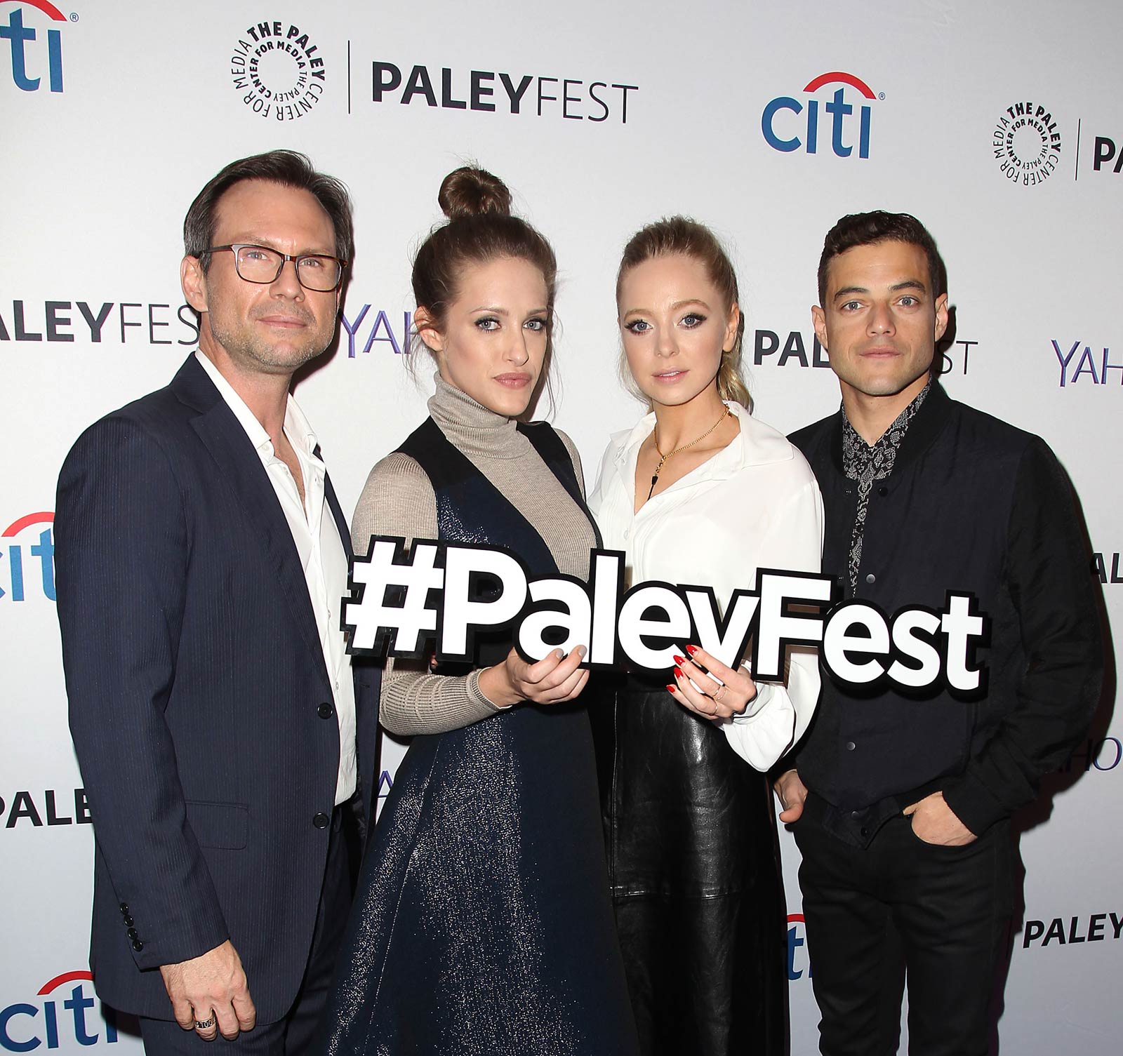 Portia Doubleday at Mr Robot panel held during 2015 PaleyFest