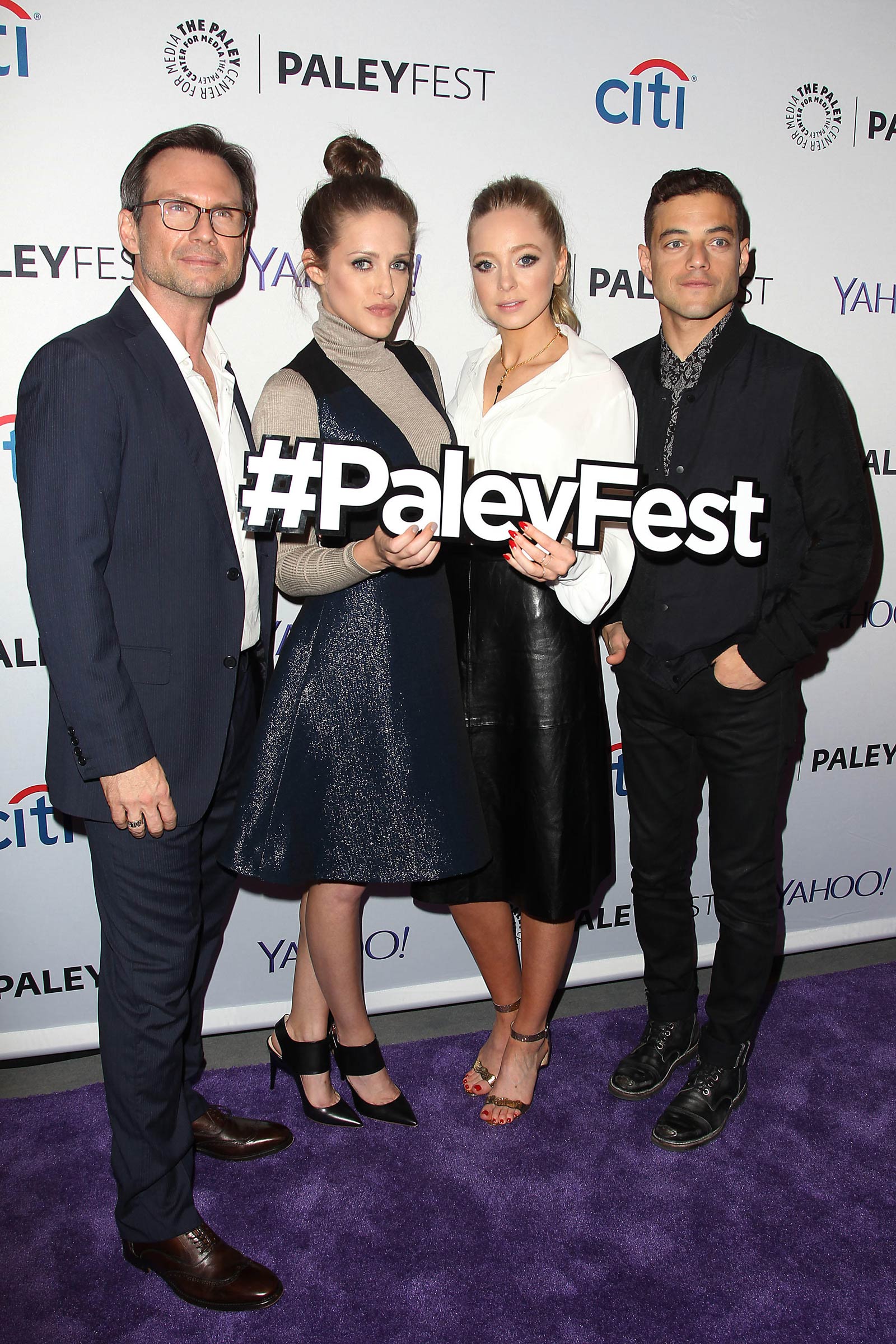 Portia Doubleday at Mr Robot panel held during 2015 PaleyFest