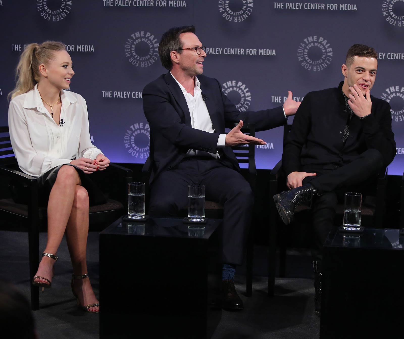 Portia Doubleday at Mr Robot panel held during 2015 PaleyFest