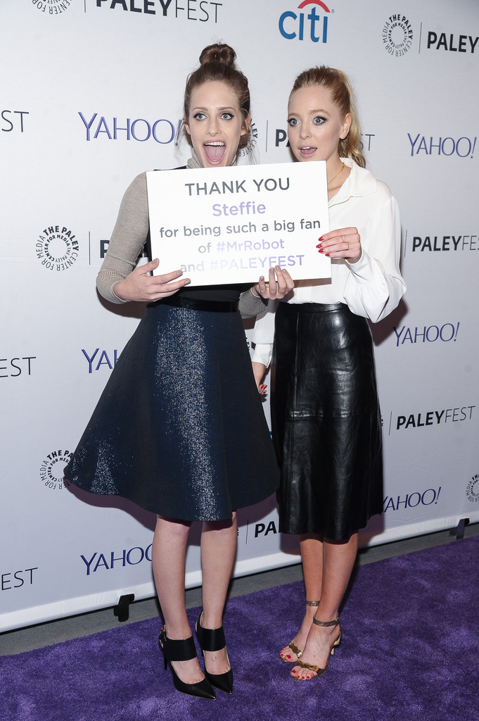 Portia Doubleday at Mr Robot panel held during 2015 PaleyFest