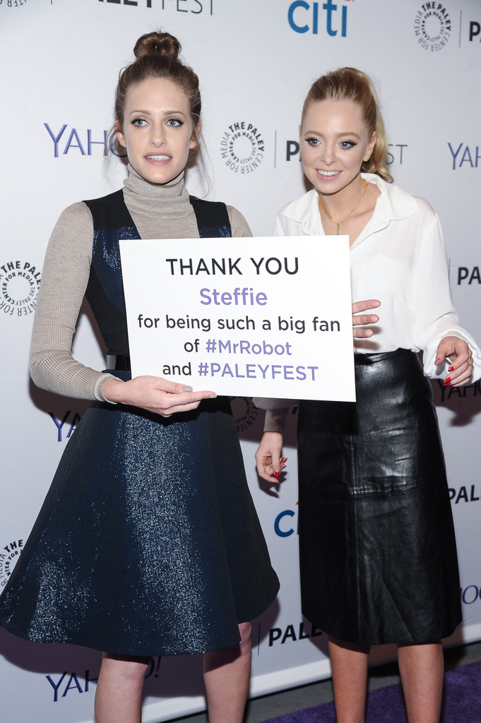 Portia Doubleday at Mr Robot panel held during 2015 PaleyFest