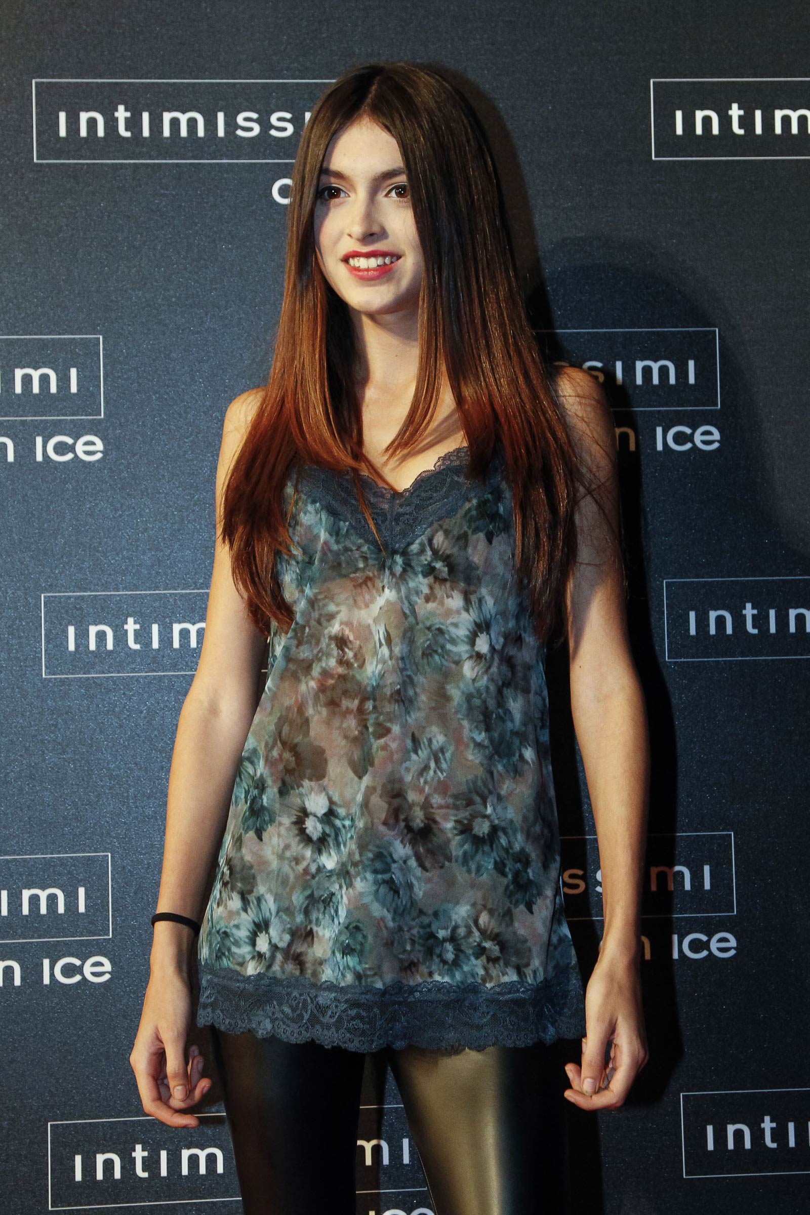 Lucia Rivera Romero attends Intimissimi On Ice 2015