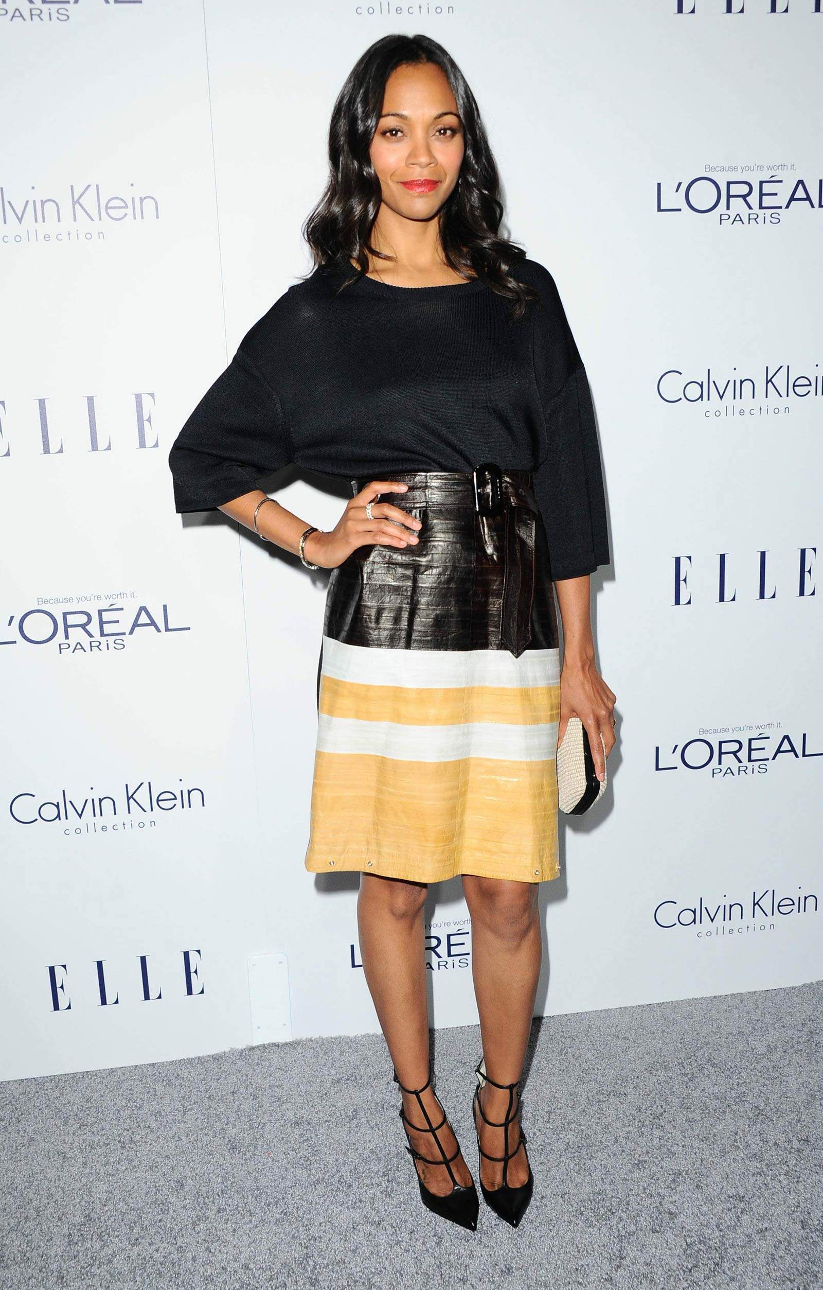 Zoe Saldana the 22nd Annual ELLE Women in Hollywood Awards