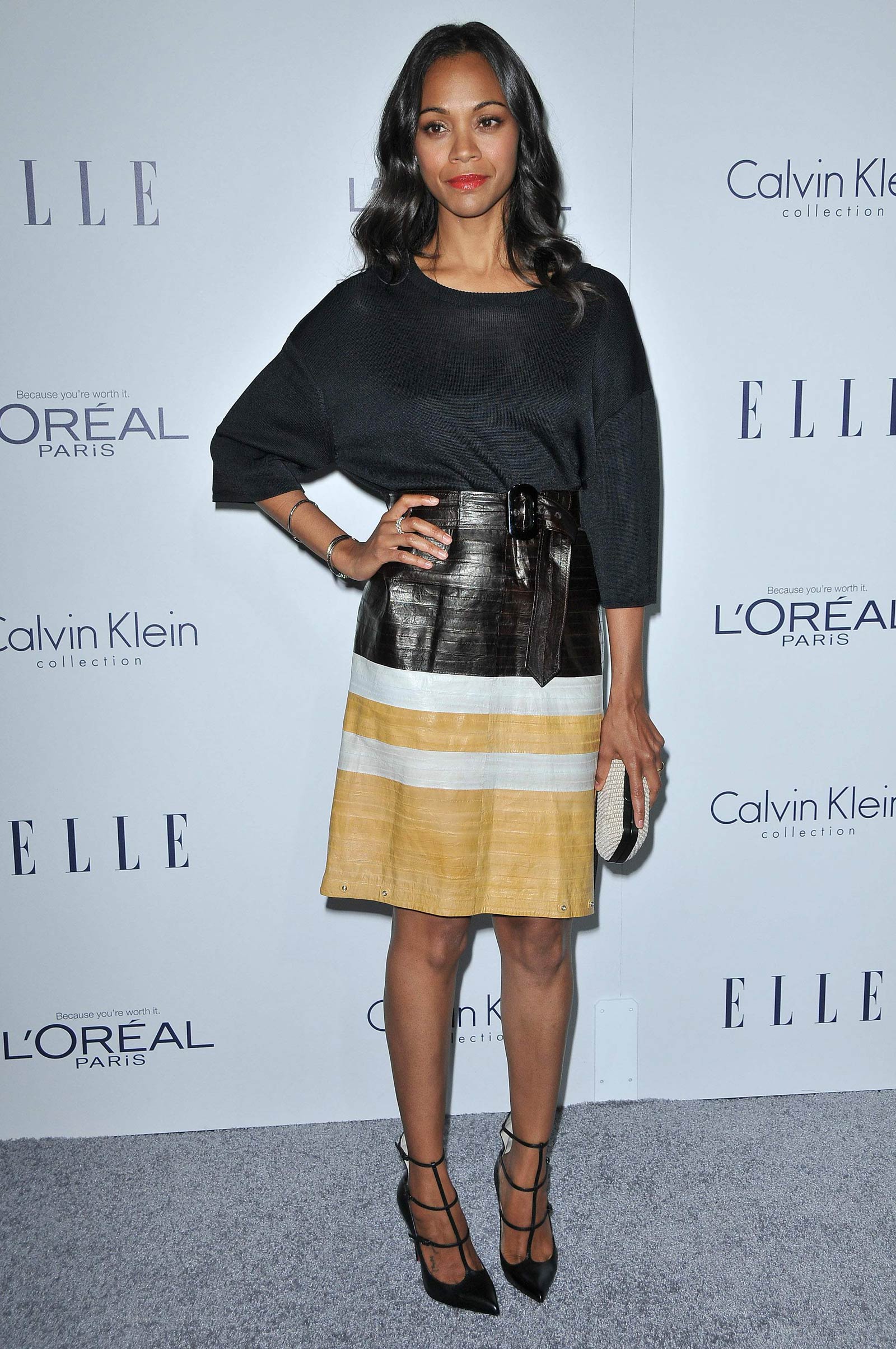 Zoe Saldana the 22nd Annual ELLE Women in Hollywood Awards