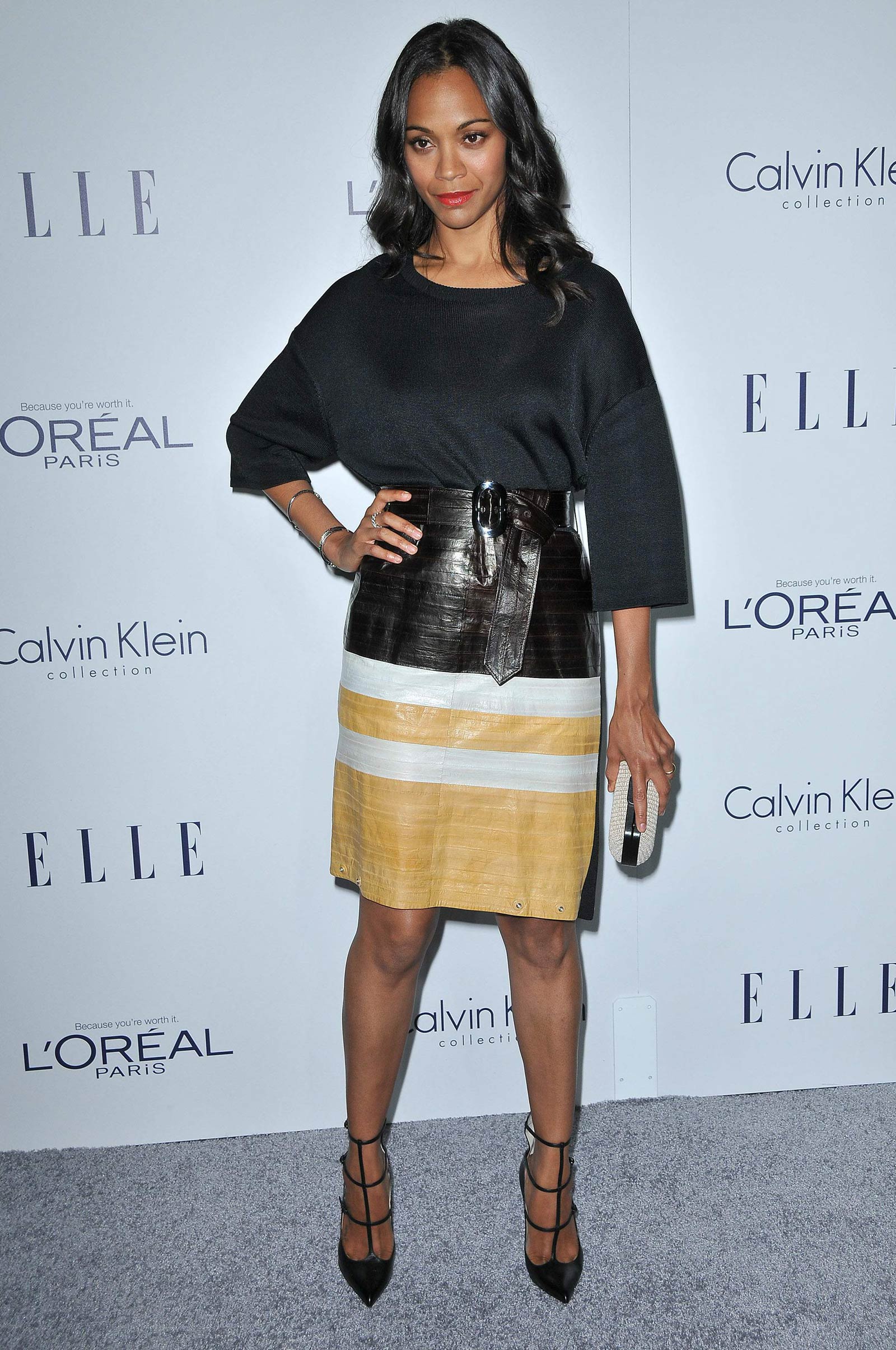 Zoe Saldana the 22nd Annual ELLE Women in Hollywood Awards