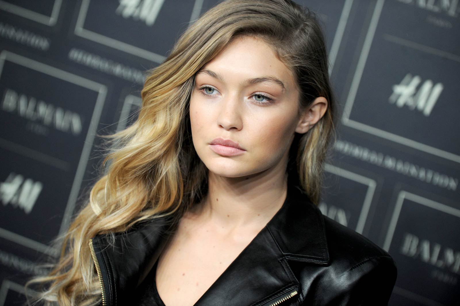 Gigi Hadid attends Balmain x H&M collection launch