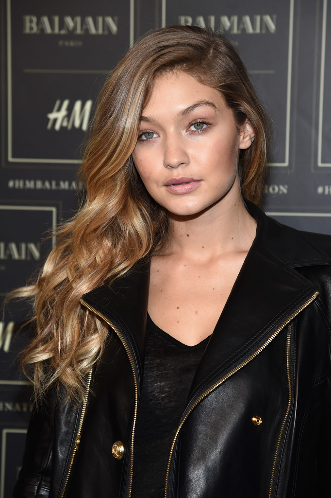 Gigi Hadid attends Balmain x H&M collection launch