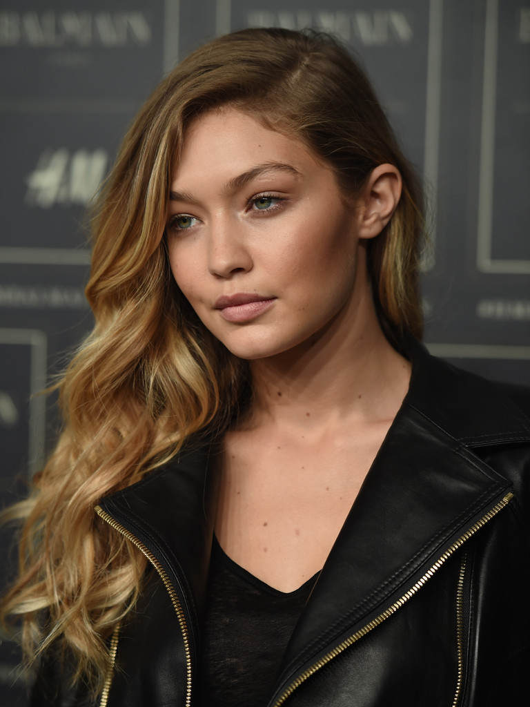 Gigi Hadid attends Balmain x H&M collection launch