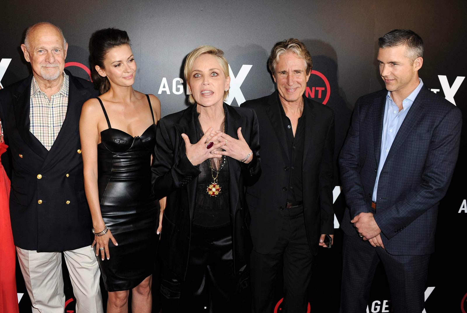 Olga Fonda attends the premiere of TNT’s Agent X