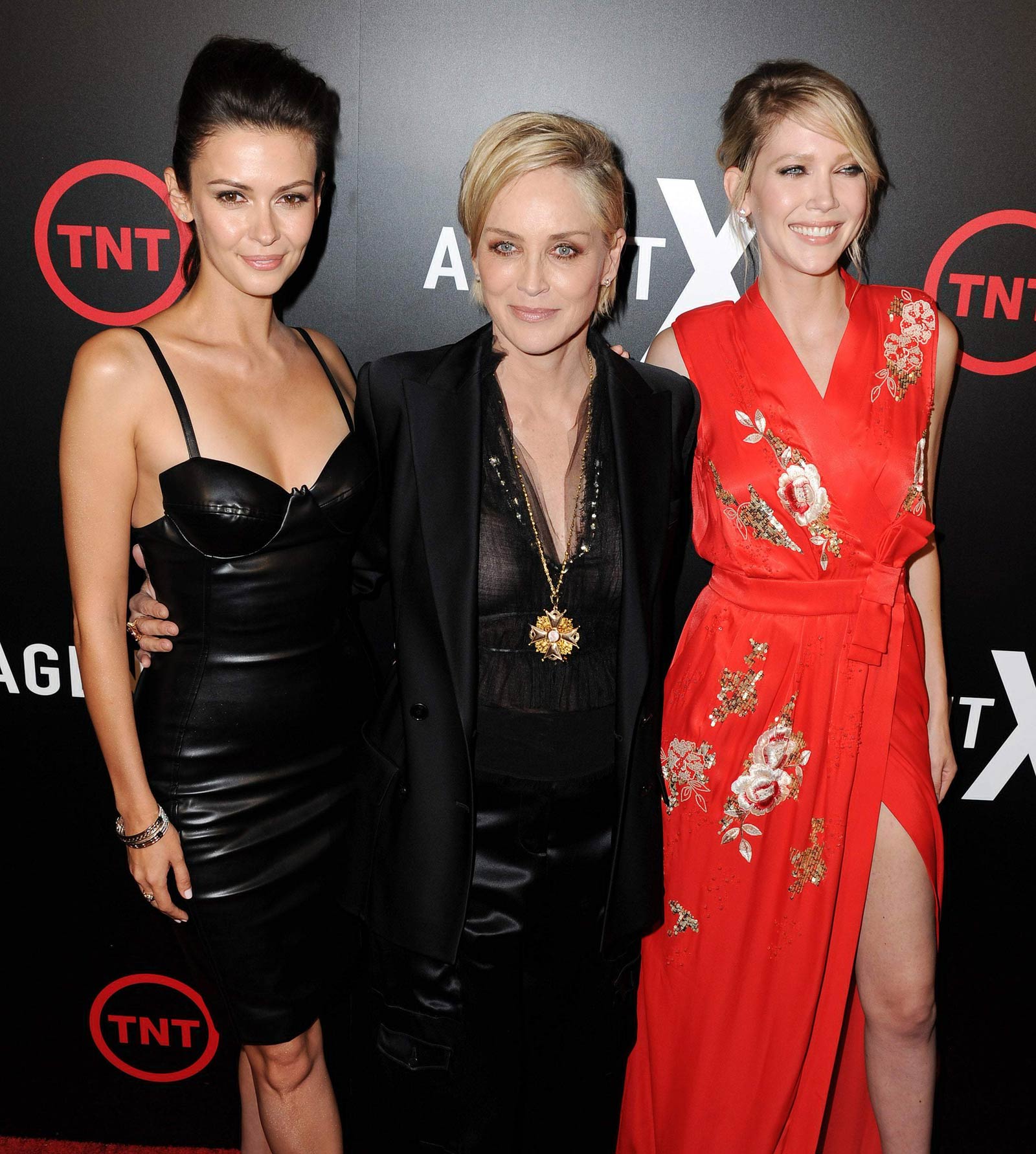 Olga Fonda attends the premiere of TNT’s Agent X