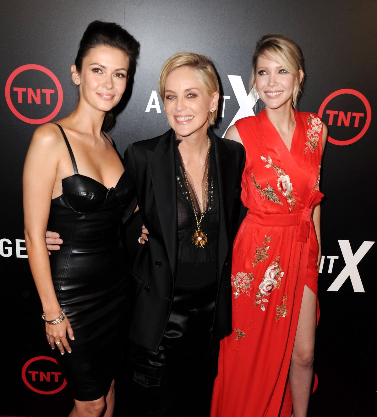 Olga Fonda attends the premiere of TNT’s Agent X