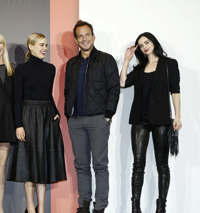 Taylor Schilling & Krysten Ritter attend the launch of Netflix