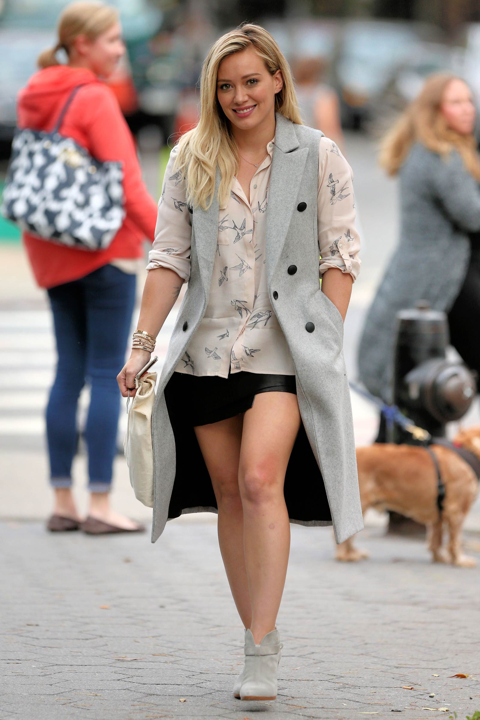 Hilary Duff on the set of Younger