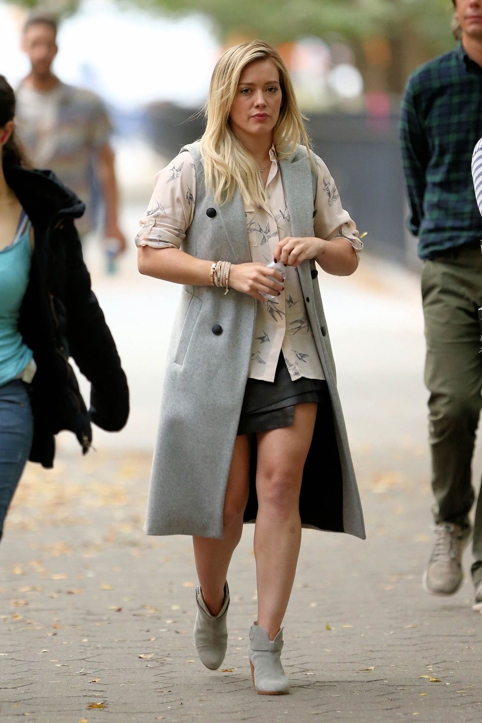 Hilary Duff on the set of Younger