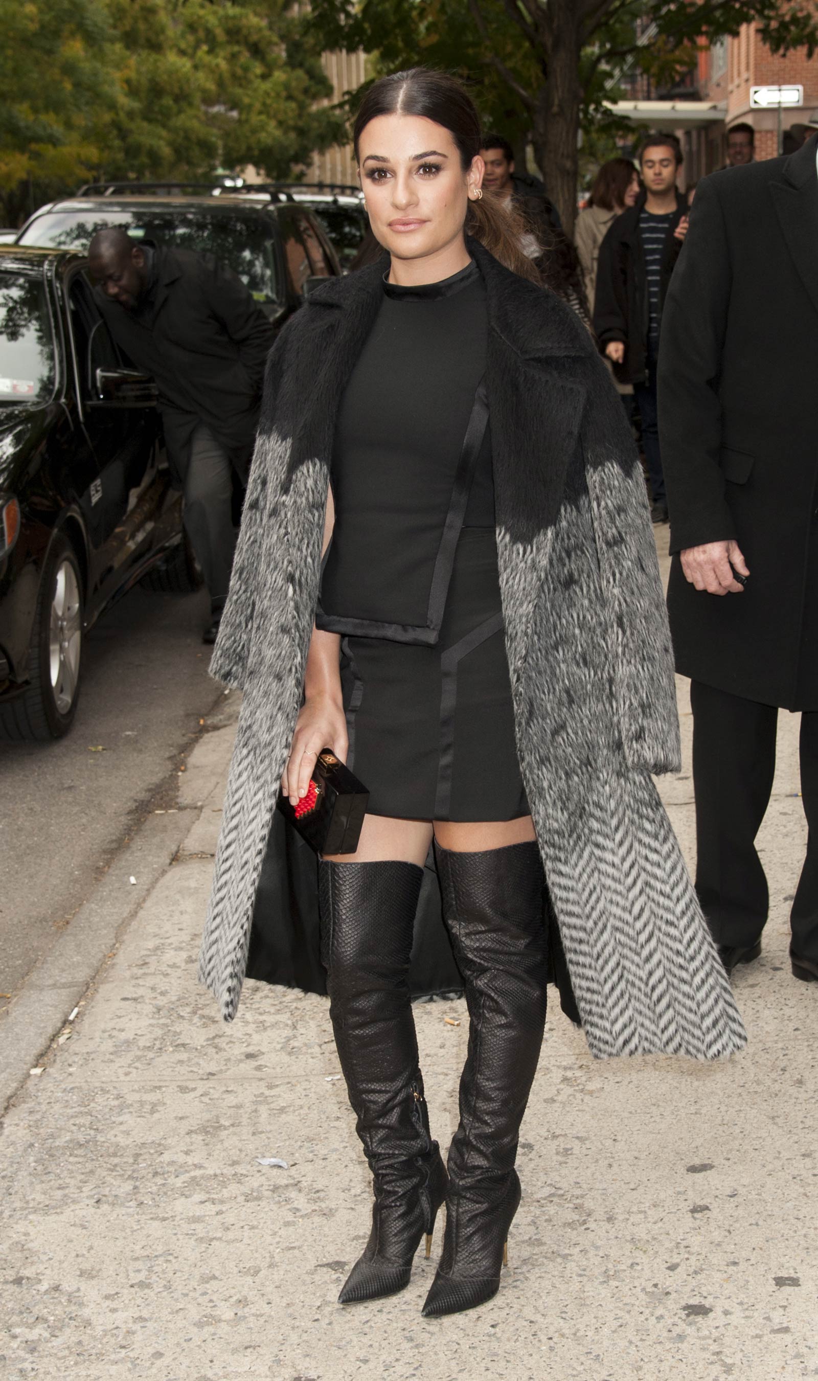 Lea Michele attends Entertainment Weekly EW Fest