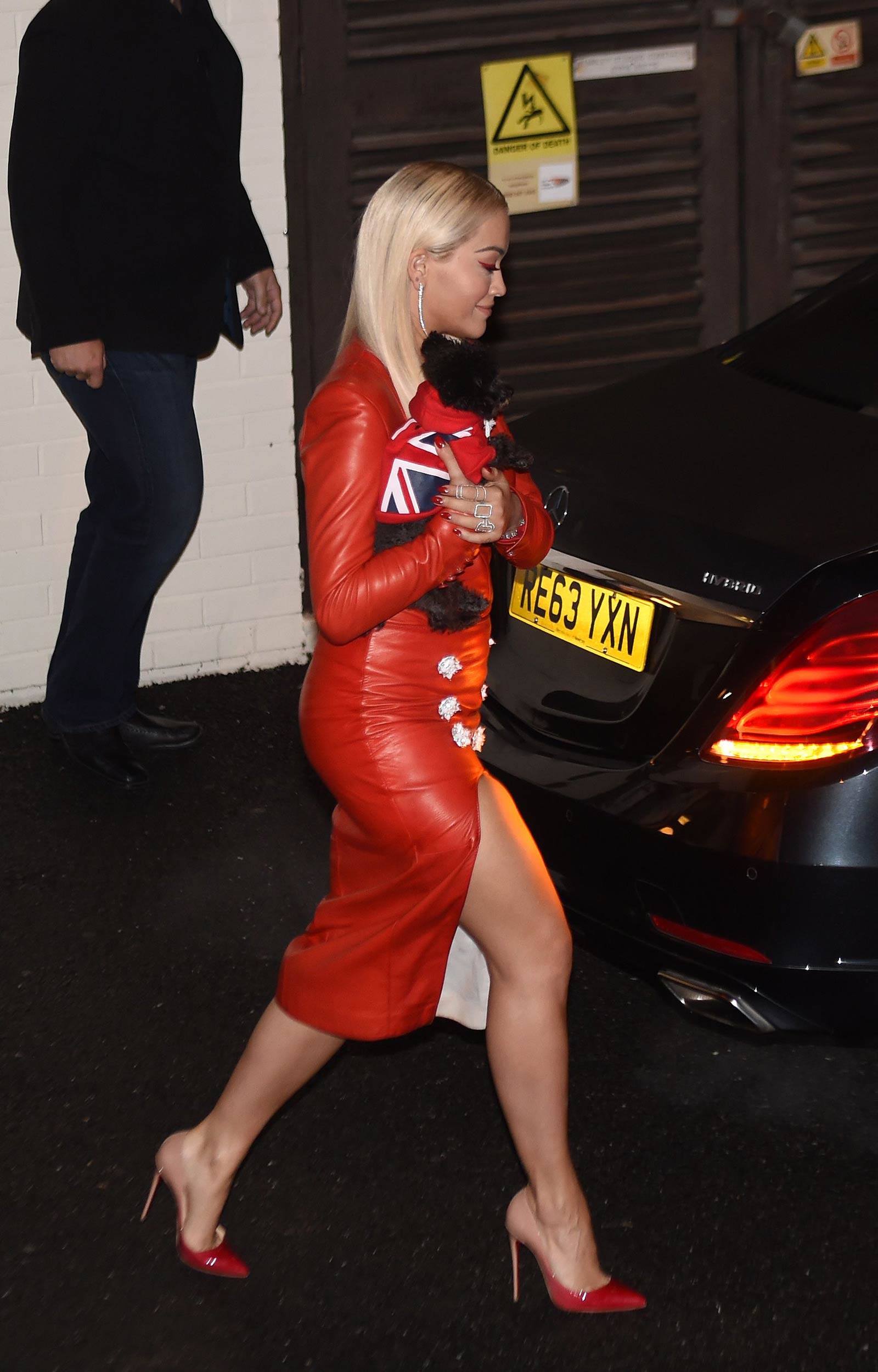 Rita Ora leaves The X-factor Studios