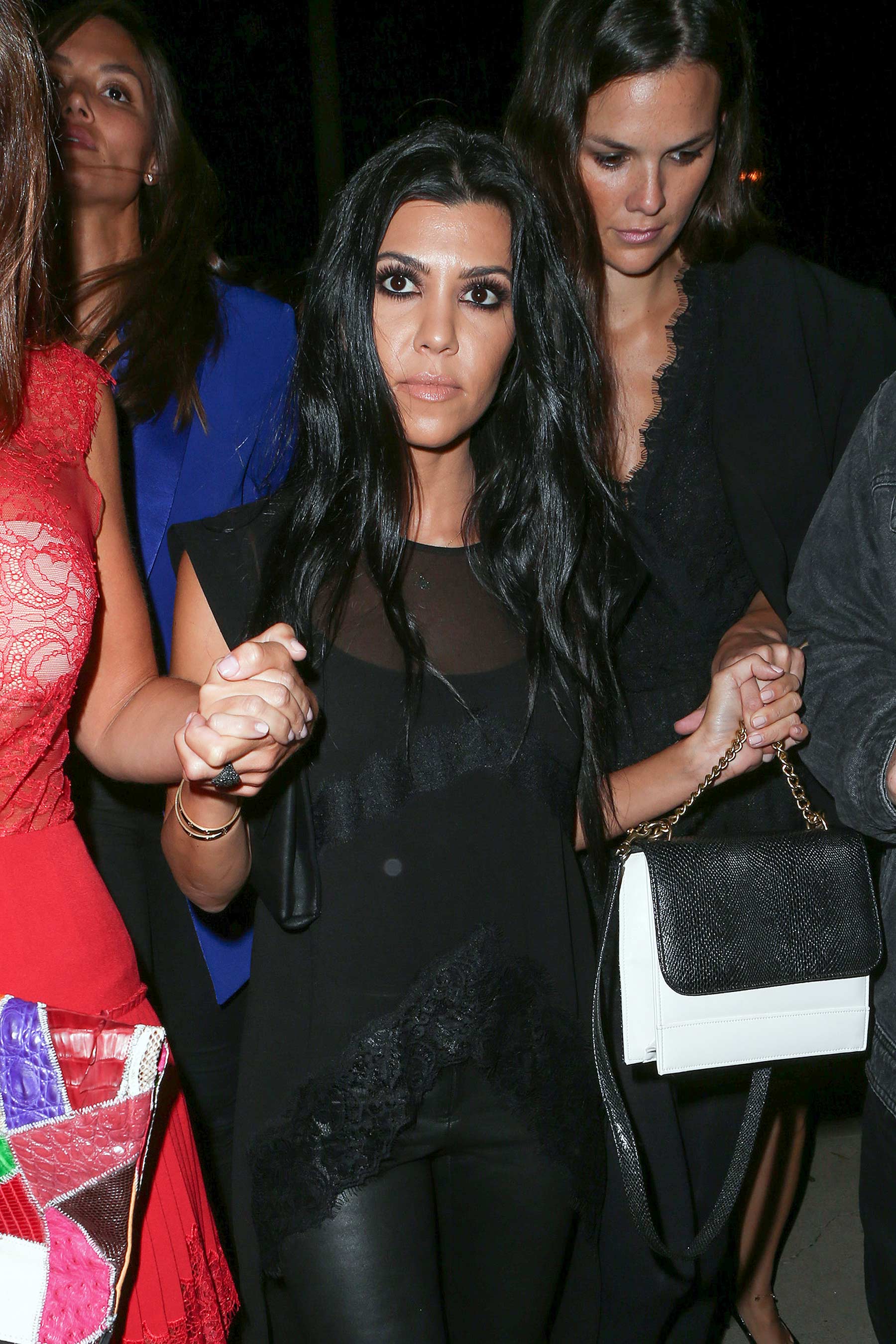 Kourtney Kardashian attends Brian Bowen Smith Metallic Life Exhibit